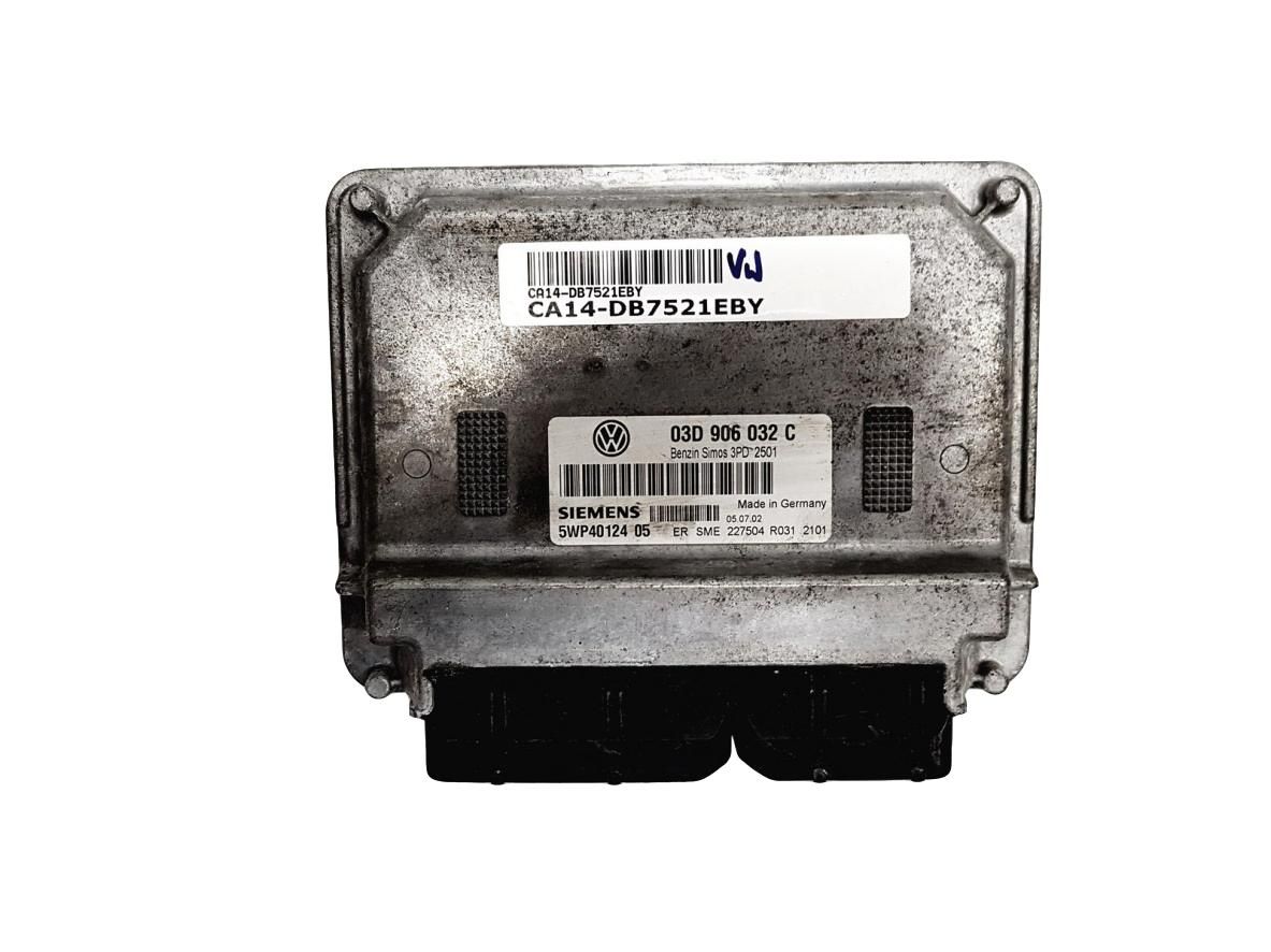 Steuergerät 03D906032C 5WP40124 05 VW Siemens 7521 main product photo