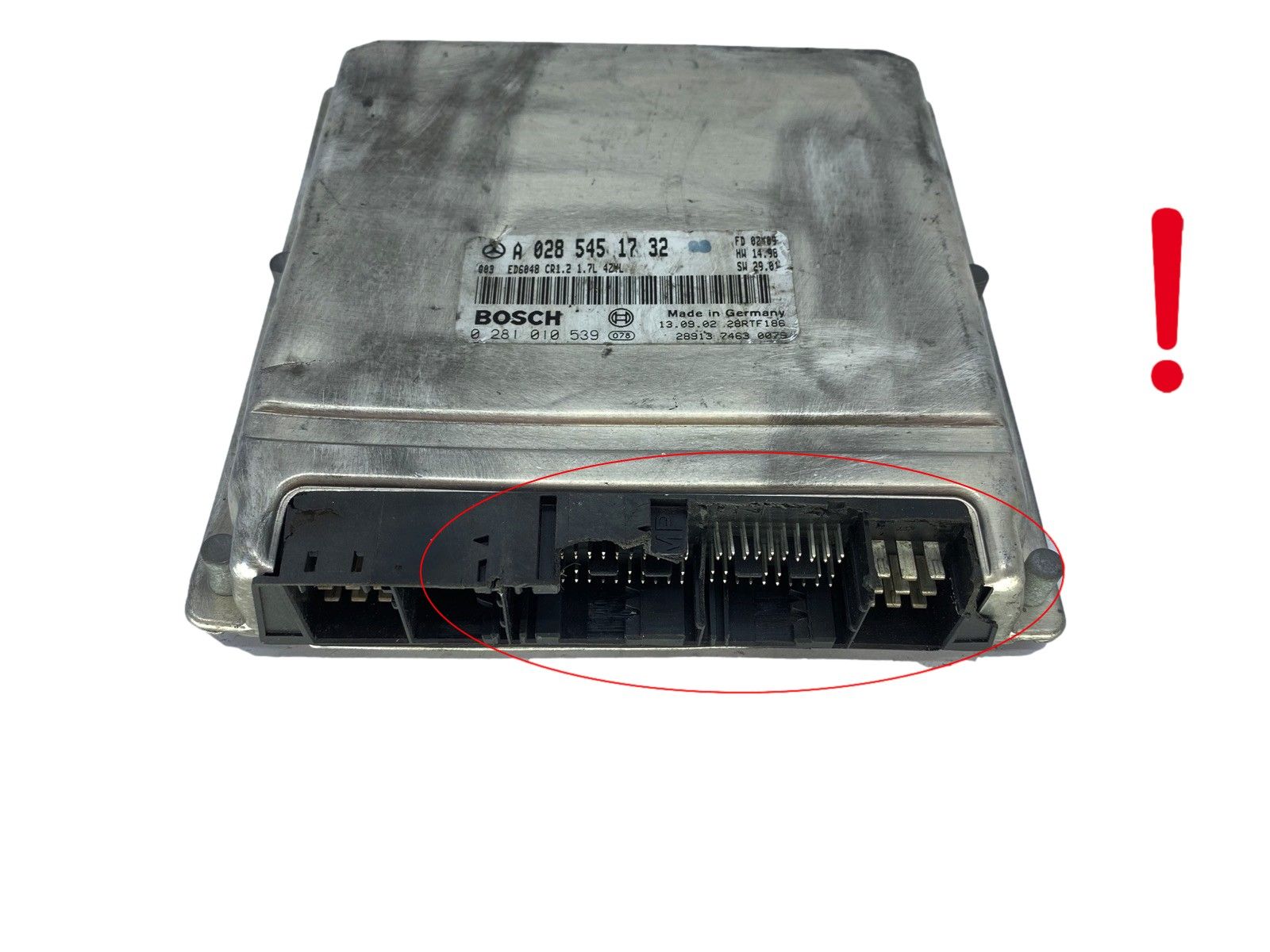 Steuergerät A0285451732 0281010539 Mercedes Bosch main product photo