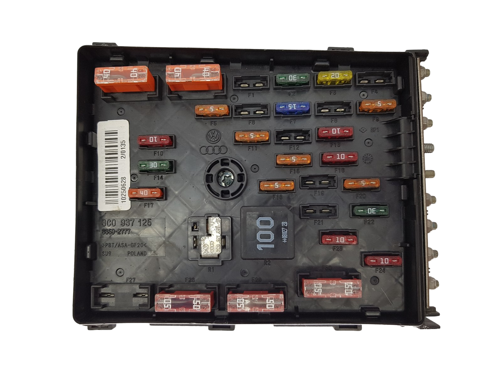 Sicherungskasten Relaiskasten 3C0937125 6359-2777 VW SEAT Audi 19092 main product photo