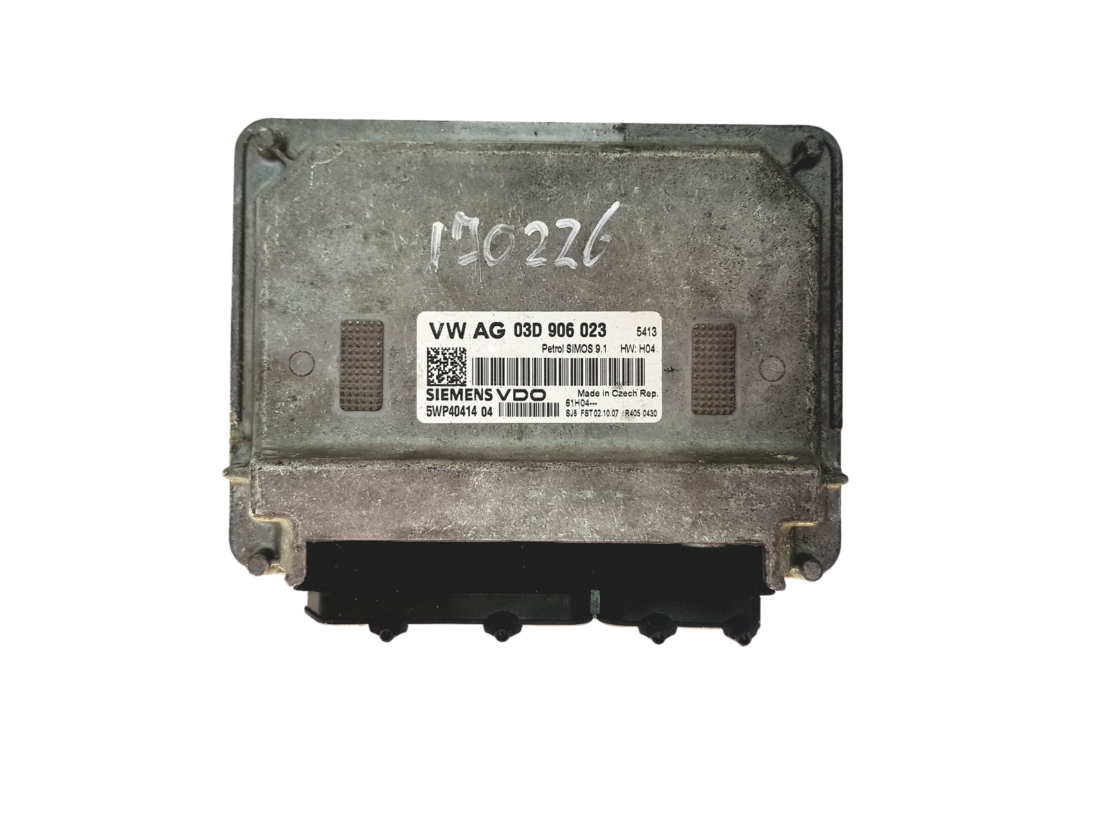 Steuergerät 03D906023 5WP40414 04 VW Siemens 29580 main product photo