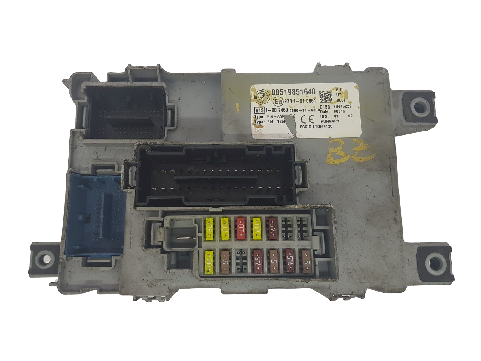 Steuergerät BSI Fiat 00519851640 Delphi main product photo