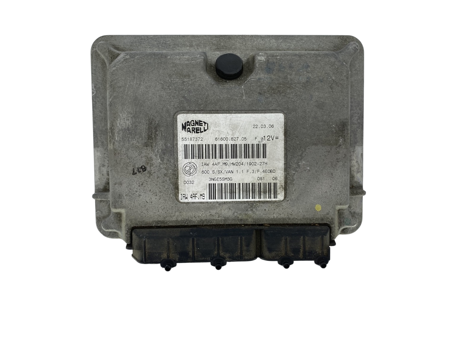 Steuergerät IAW4AF.M9 55187372 61600.627.05 Fiat Magneti Marelli 52984 main product photo
