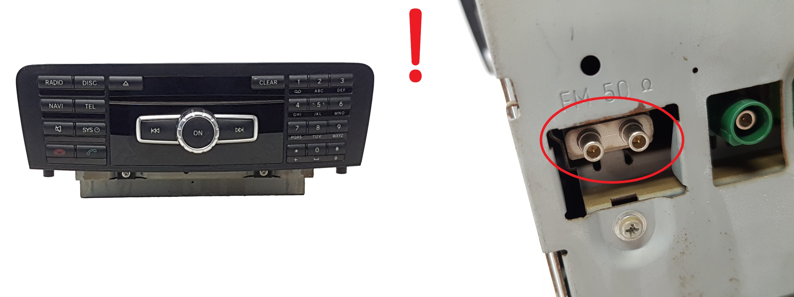 Cd-Radio Navi Mercedes-Benz A A2469006810 A2469010802 A1669022605 main product photo