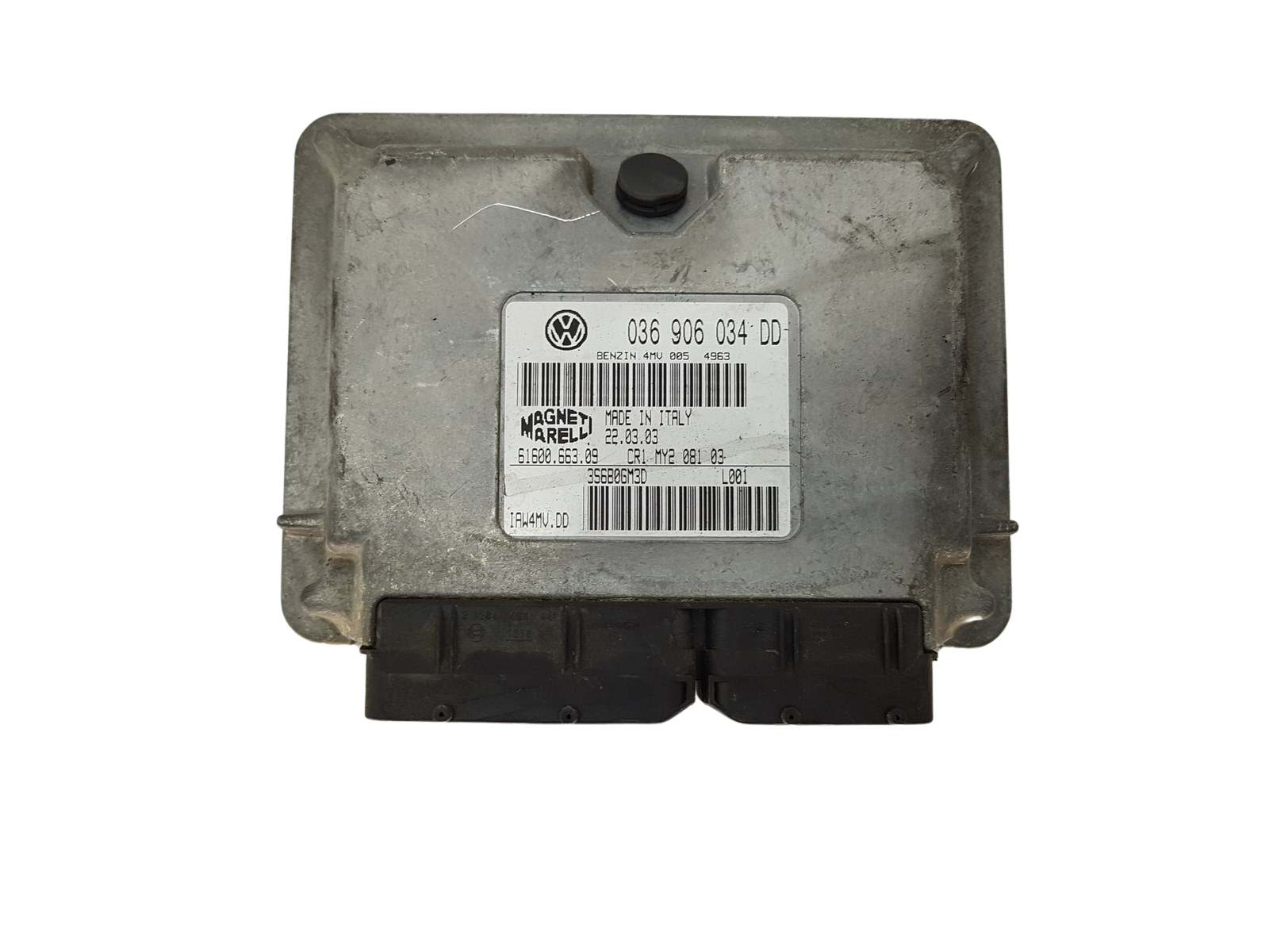Steuergerät VW 036906034DD IAW4MV.DD 61600.663.09 Magneti Marelli 15842 main product photo