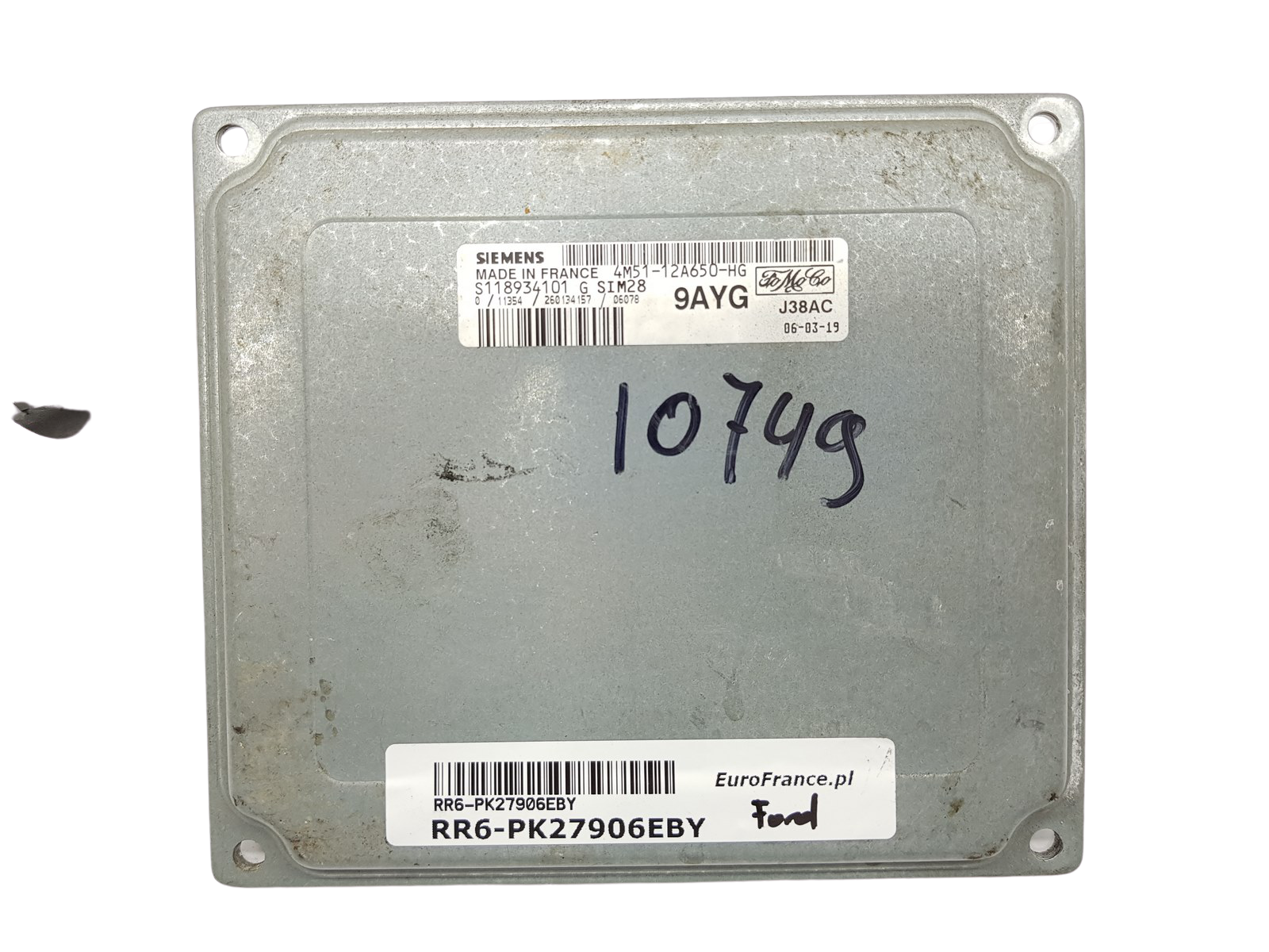 Motorsteuerung 4M51-12A650-HG S118934101G Ford Siemens main product photo