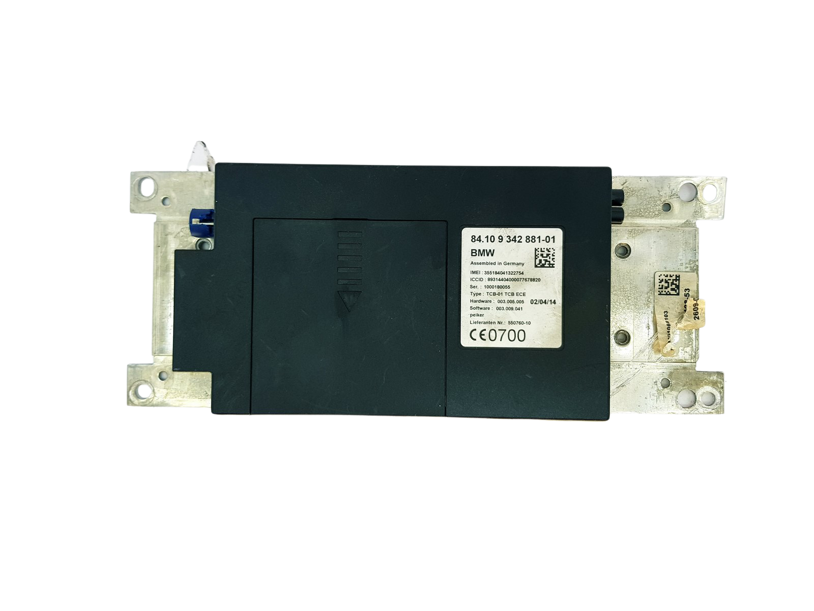 Steuergerät Moduł 84.10 9342881-01 5501760-10 BMW main product photo