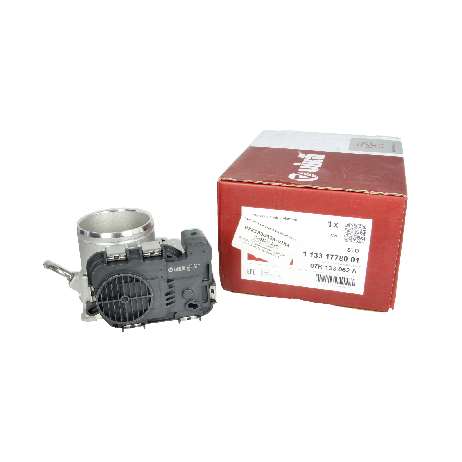 Drosselklappe Für VW 07K133062A 11331778001 Vika main product photo