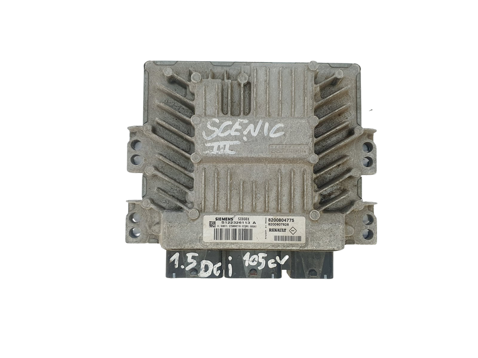 Steuergerät S122326113A 8200804775 SID301 Renault Siemens 41826 main product photo