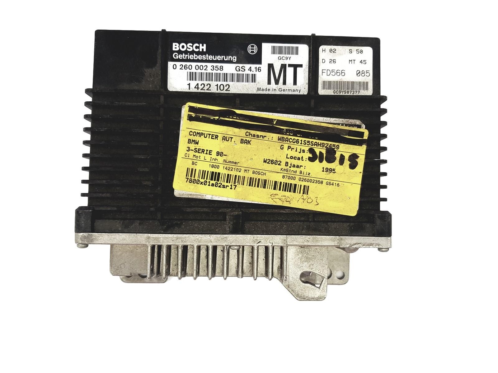 Steuergerät 0260002358 1422102 MT BMW Bosch main product photo