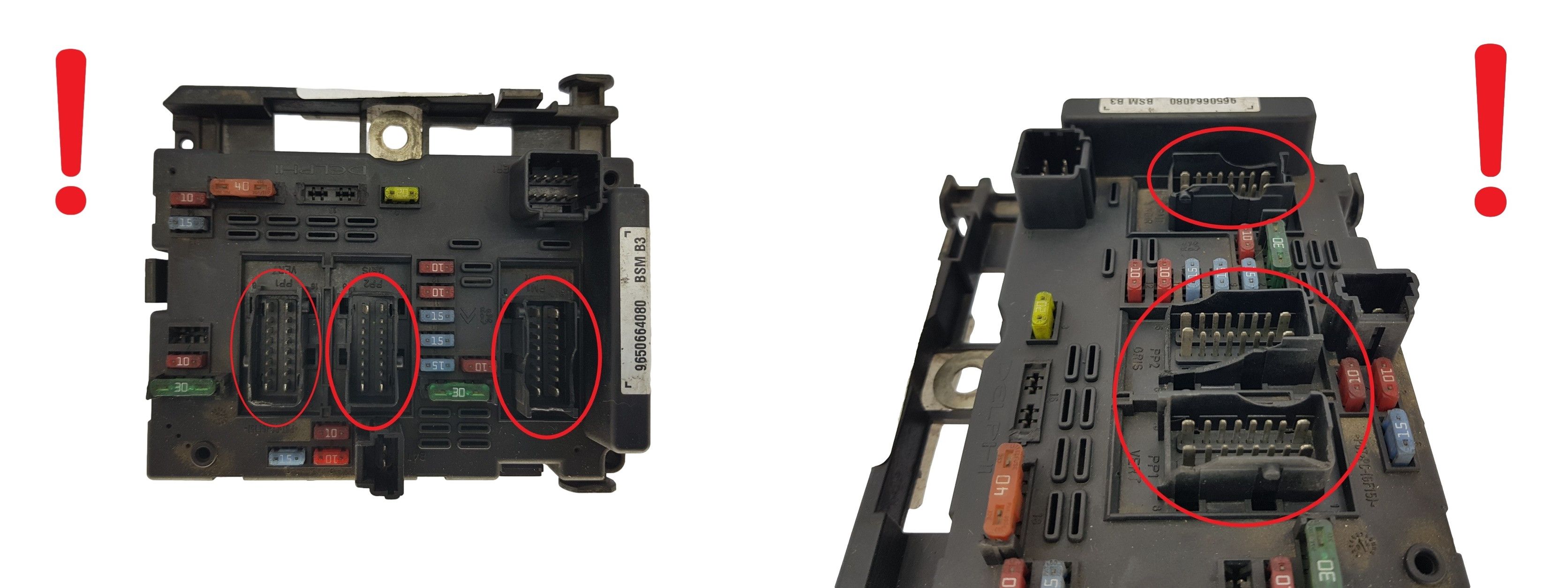 Steuergerät BSM B3 9650664080 PSA Delphi 1669 main product photo