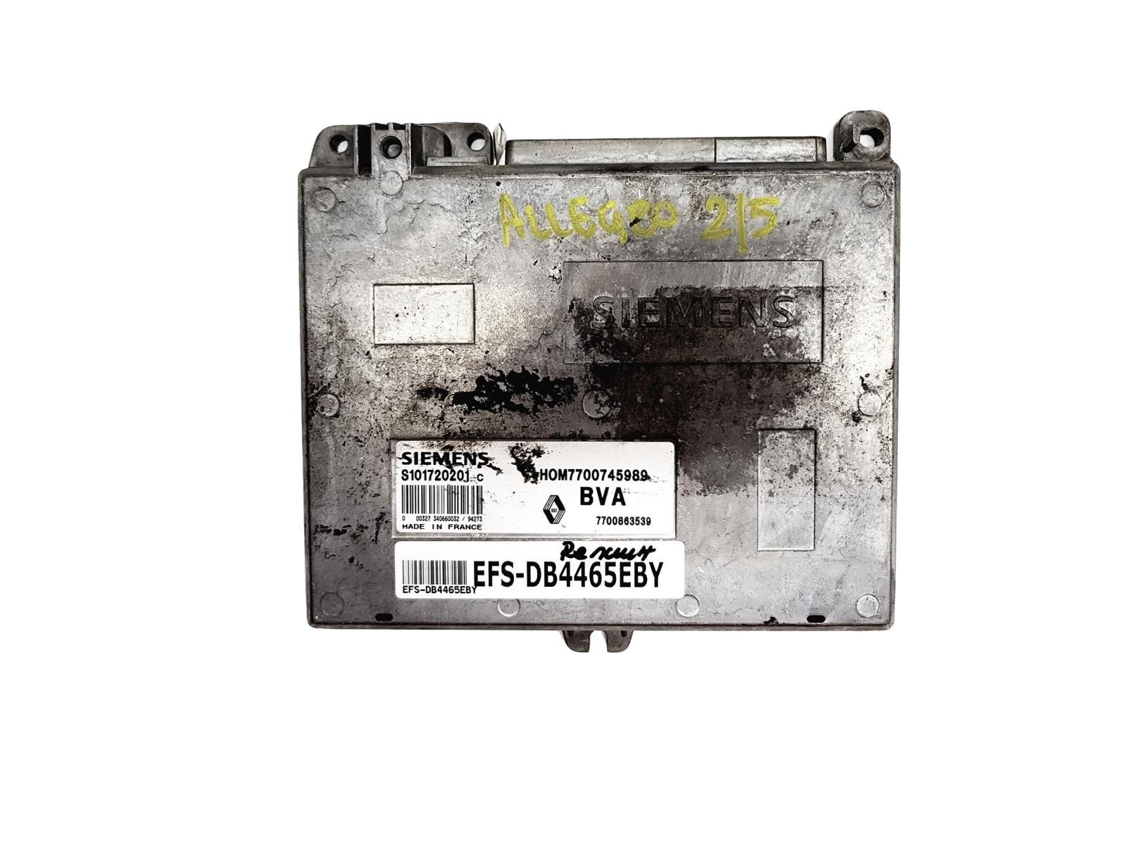 Steuergerät S101720201C 7700745989 7700863539 Renault Siemens 4465 main product photo