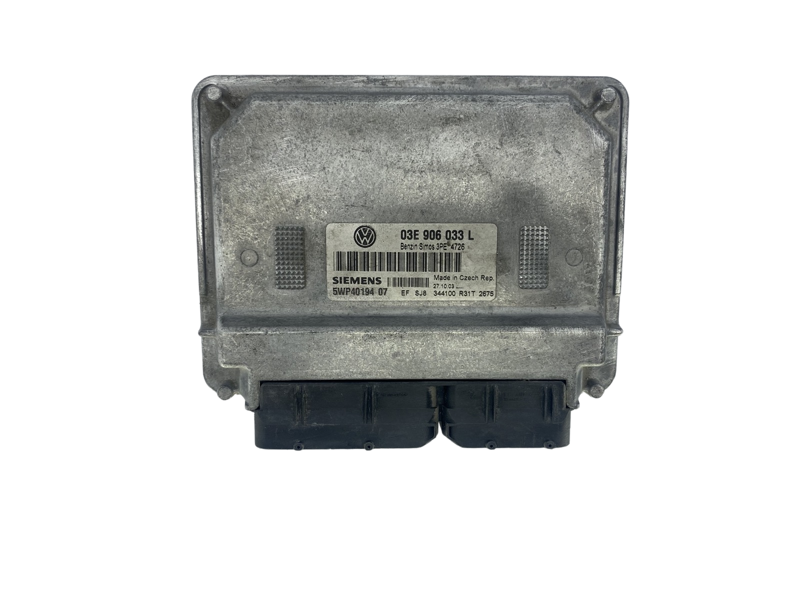 Steuergerät 03E906033L 5WP40194 07 VW Siemens 50768 main product photo