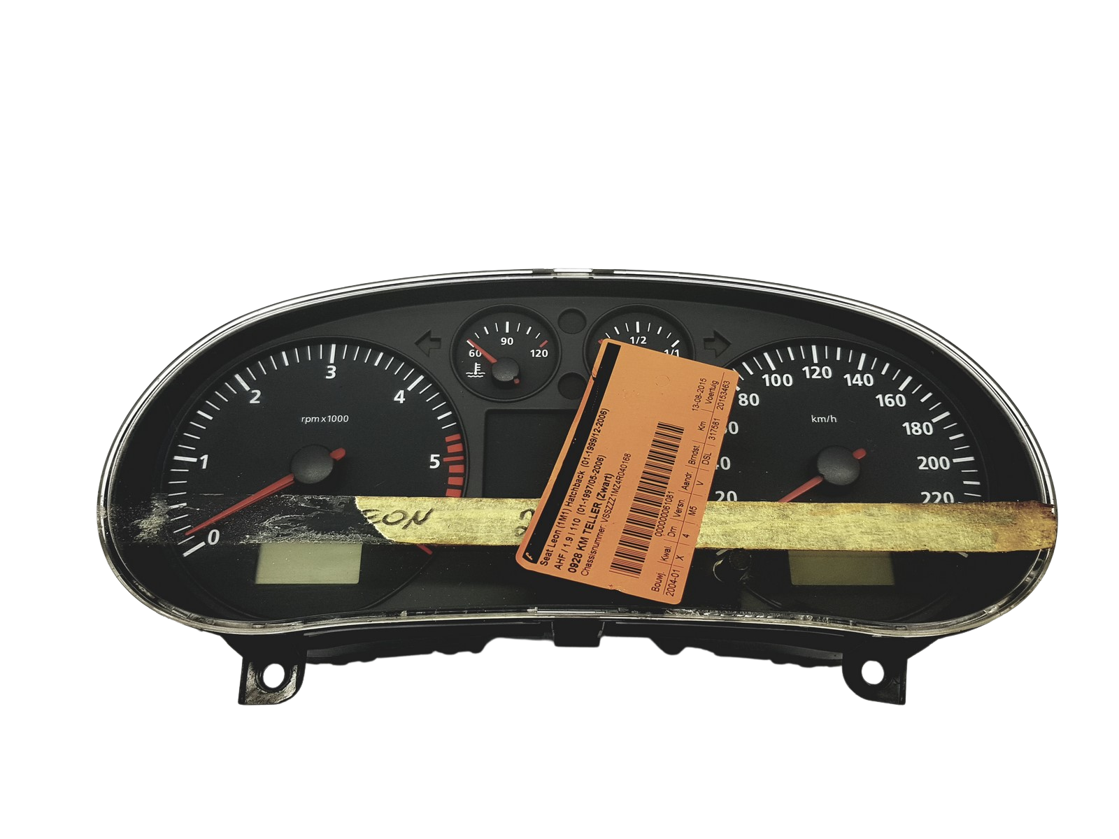 Tacho Kombiinstrument Seat Toledo Leon W01M0920822D 53484 main product photo