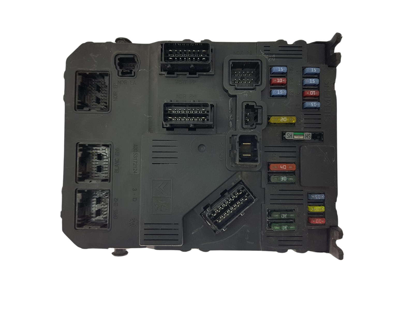 Steuergerät BSI E03-00 9657999880 S118085120F PSA Siemens 2119 main product photo