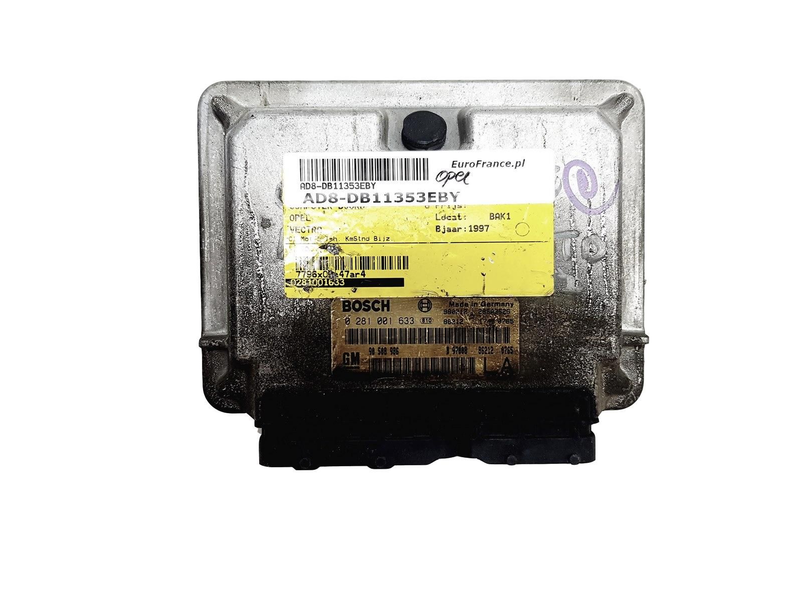 Steuergerät 90508986LA 0281001633 Opel Bosch 11353 main product photo