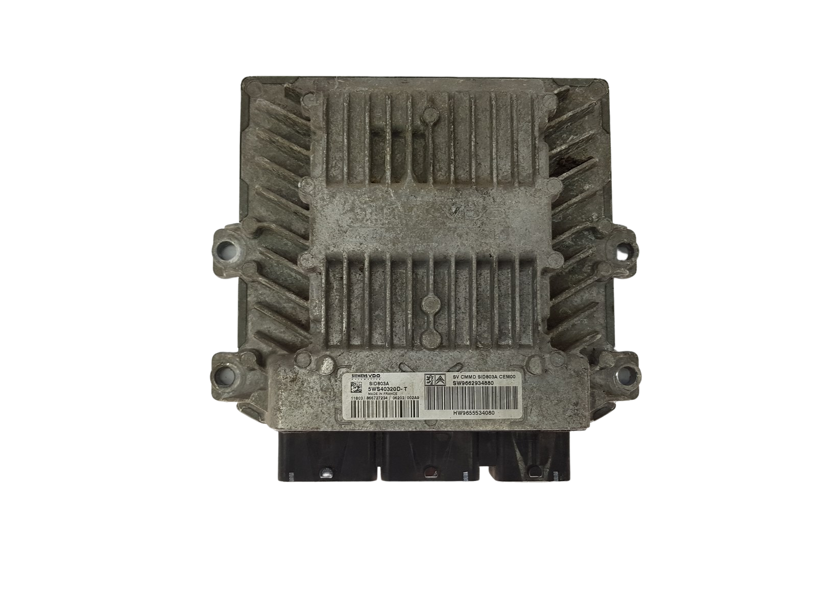 Steuergerät 5WS40320D-T SID803A 9655534080 9662934880 PSA Siemens 19366 main product photo