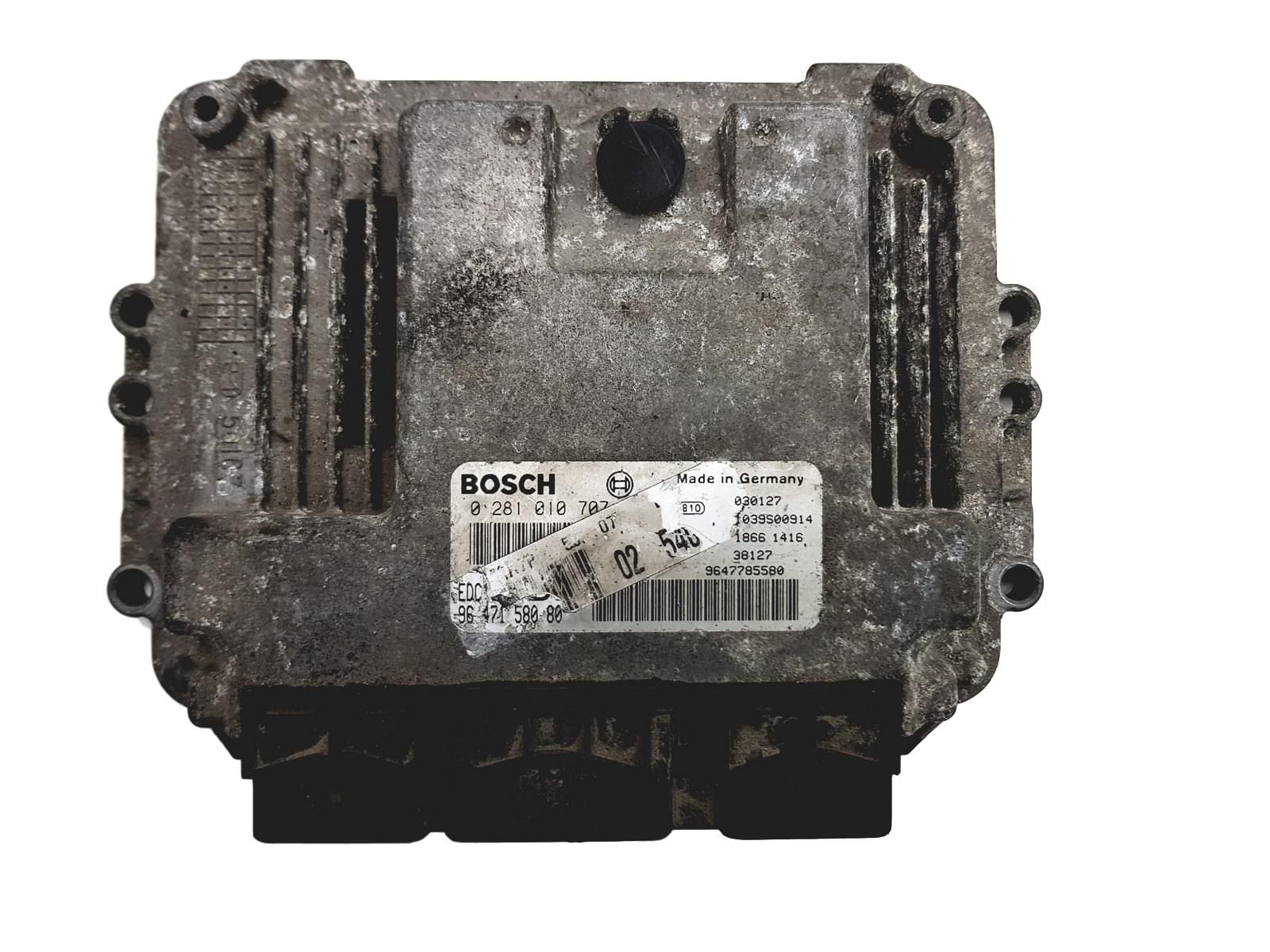 Steuergerät 0281010707 9647158080 9647785580 PSA Bosch 3007 main product photo