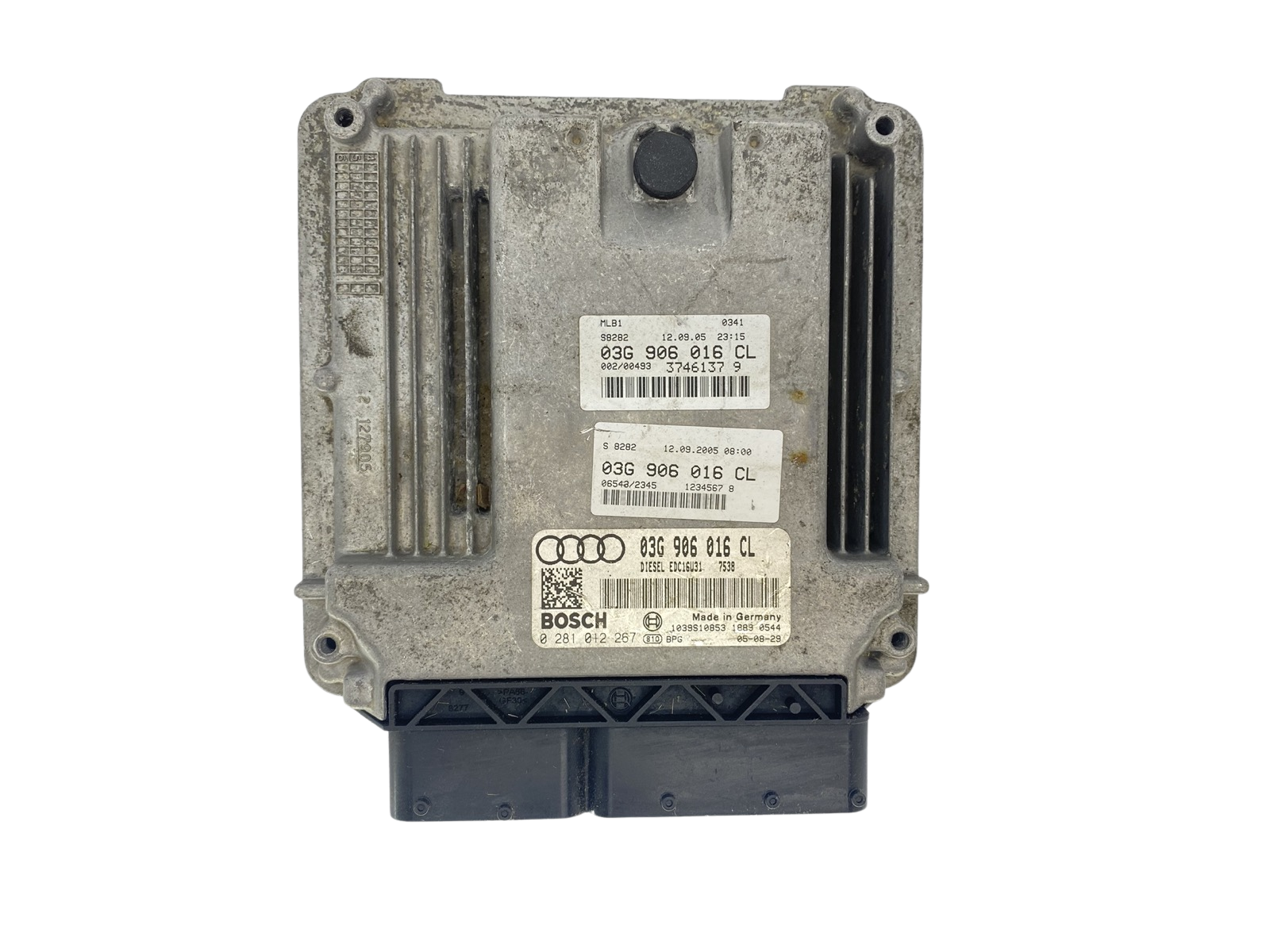 Steuergerät 03G906016CL 0281012267 Audi Bosch main product photo