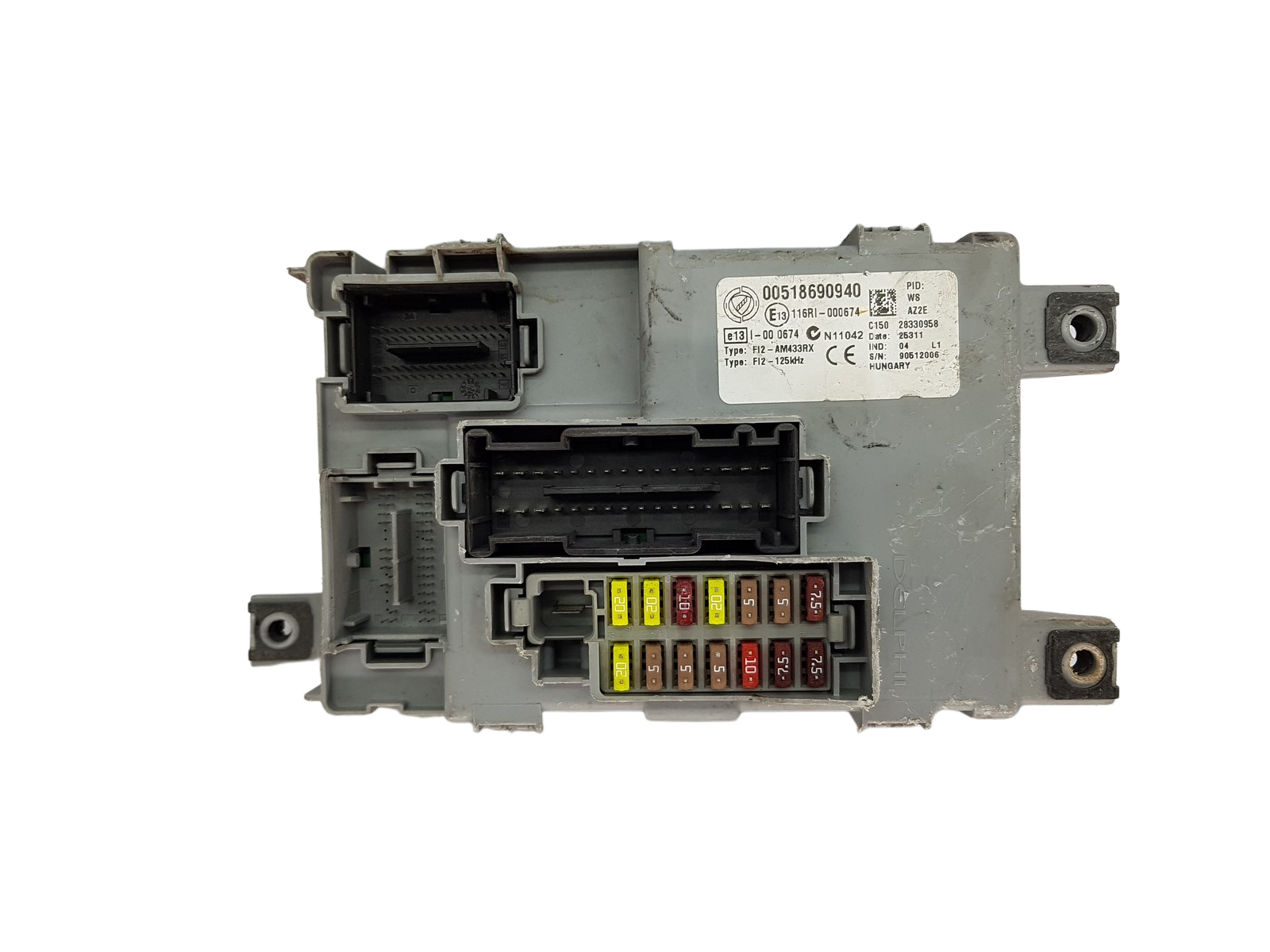Steuergerät 00518690940 28330958 Fiat Delphi main product photo
