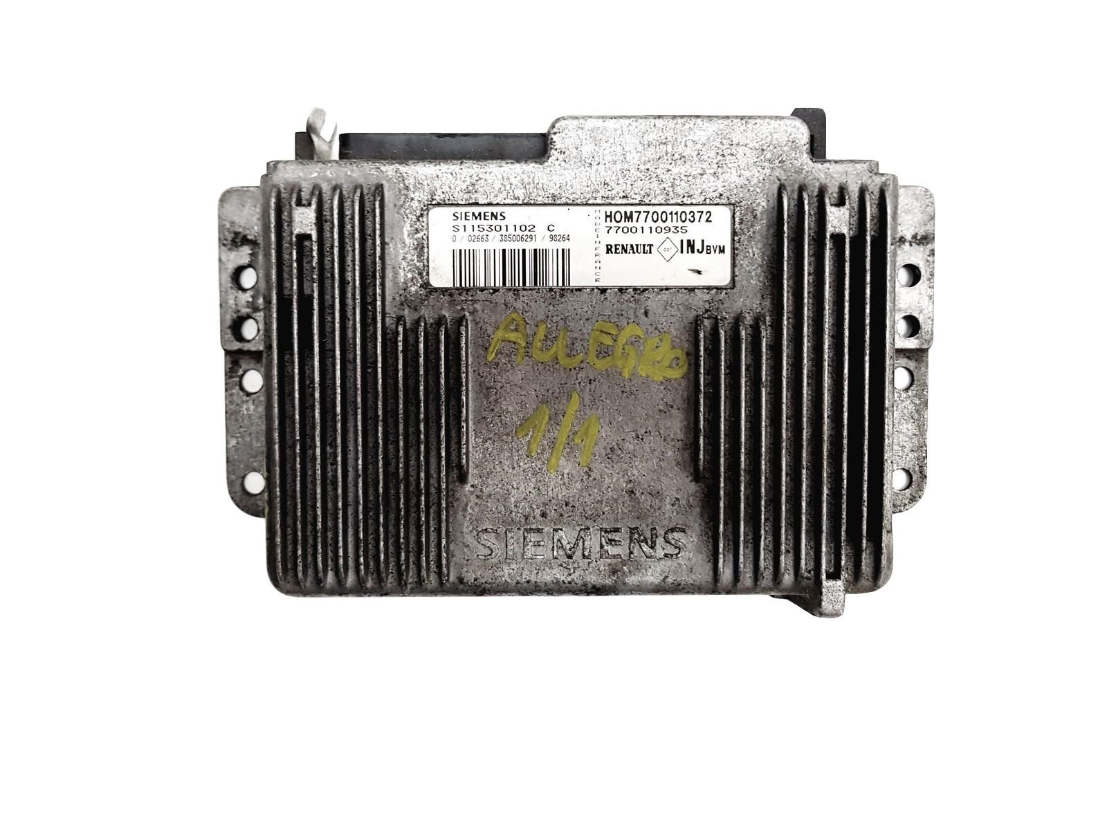Steuergerät S115301102C 7700110372 7700110935 Renault Siemens 4581 main product photo