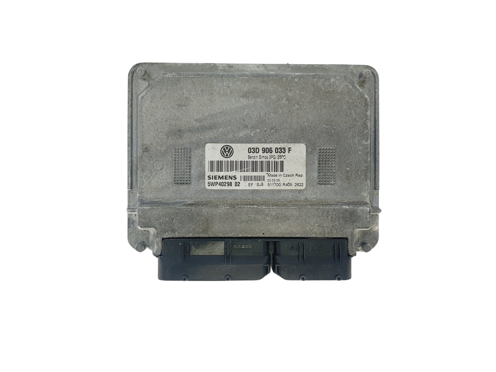 Steuergerät 03D906033F 5WP40298 02 VW Siemens 45561 main product photo