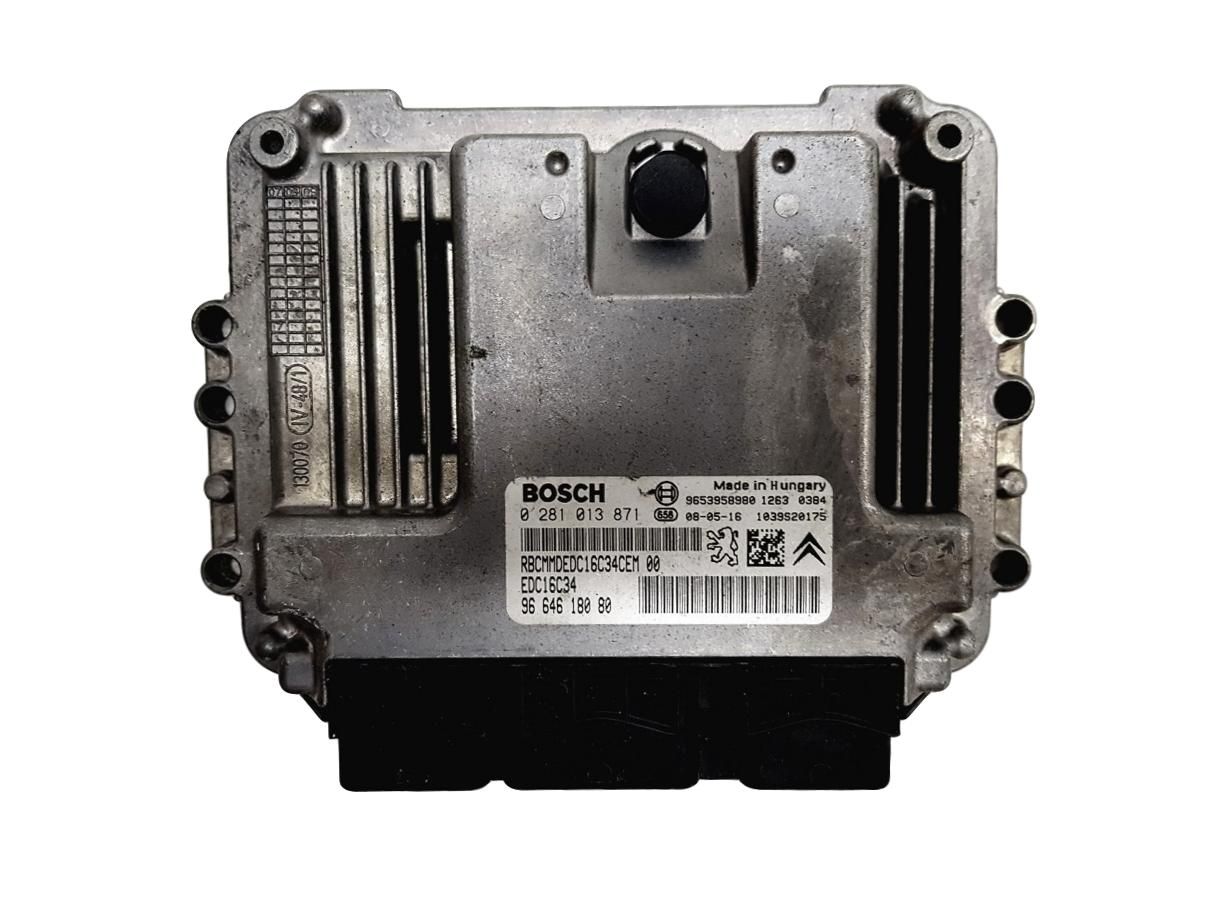 Steuergerät 0281013871 9653958980 9664618080 PSA Bosch main product photo