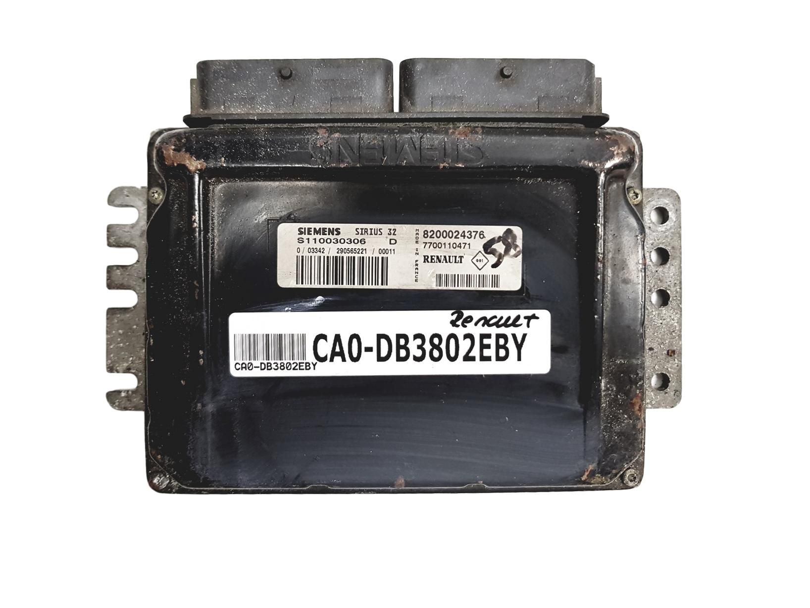Steuergerät S110030306D 8200024376 7700110471 Renault Siemens 3802 main product photo
