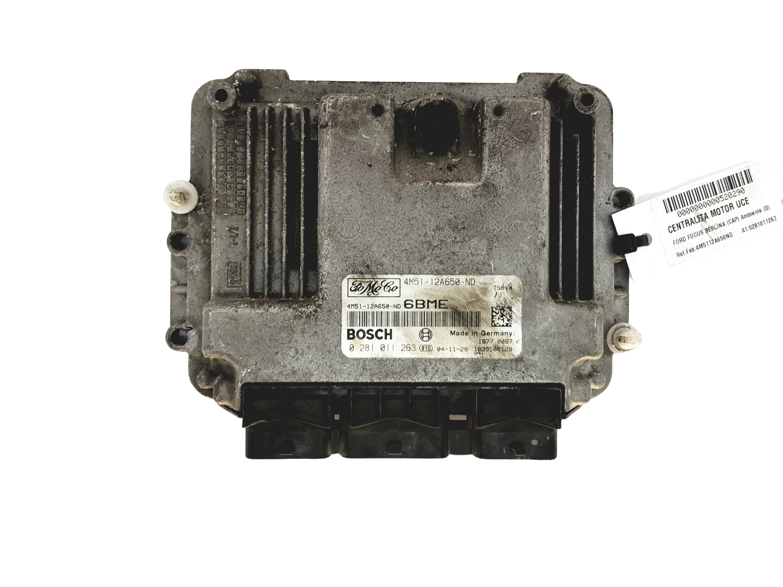 Steuergerät 4M51-12A650-ND 0281011263 Ford Bosch 24041 main product photo