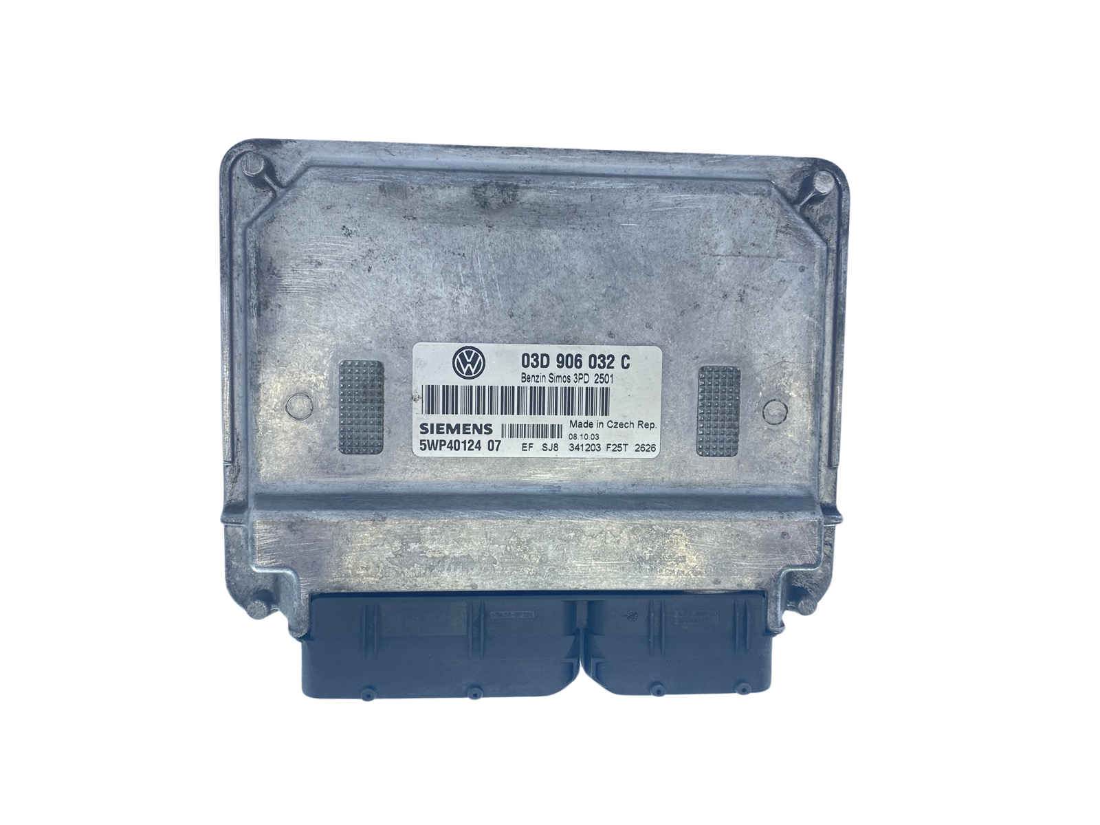 Steuergerät VW 03D906032C 5WP40124 07 Siemens 63023 main product photo