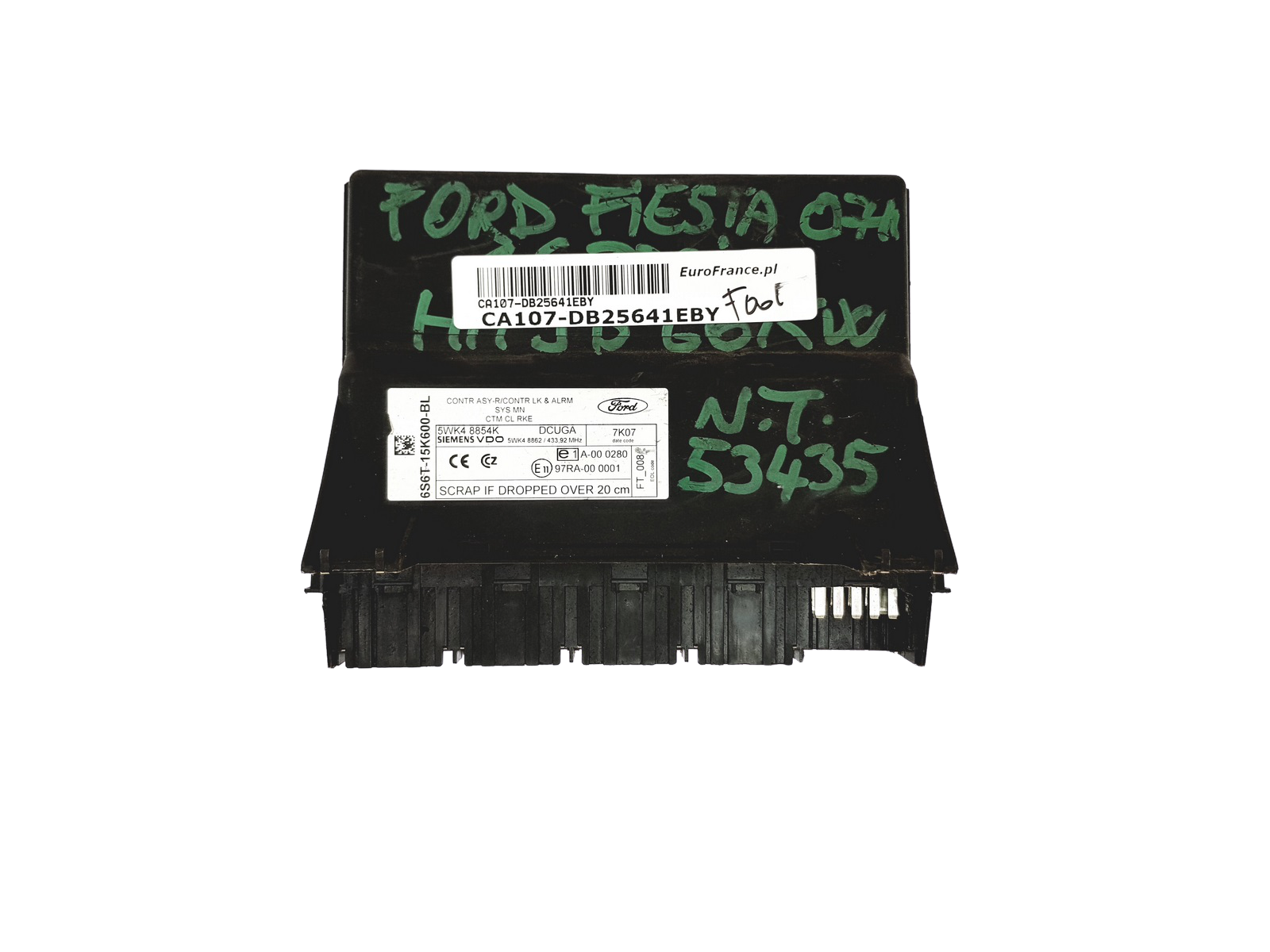 Steuergerät Moduł Ford 6S6T-15K600-BL 5WK48854K Siemens 25641 main product photo