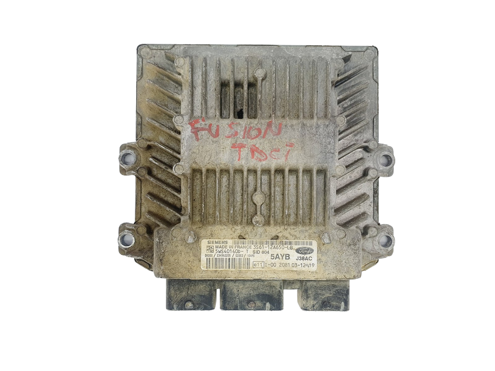 Steuergerät 3S61-12A650-LB 5WS40140D-T SID 804 Ford Siemens 34347 main product photo