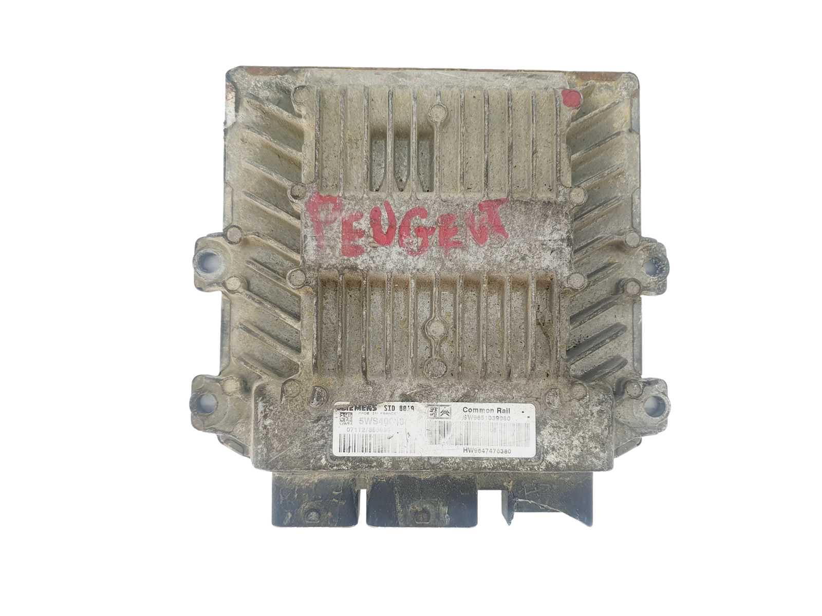 Steuergerät 9651039980 9647476380 5WS40048A-T PSA Siemens 37719 main product photo