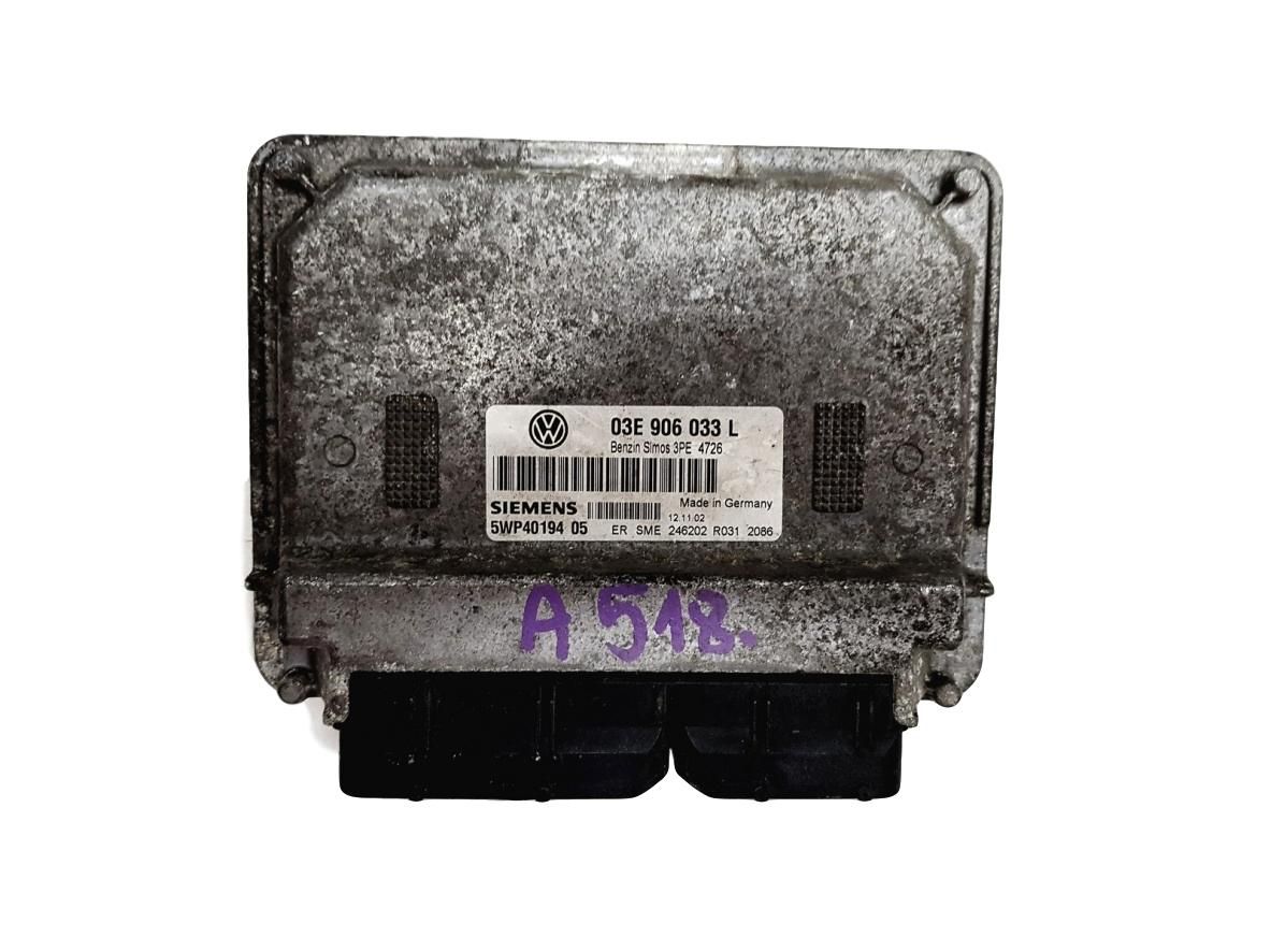 Steuergerät 03E906033L 5WP40194 05 VW Siemens 10736 main product photo
