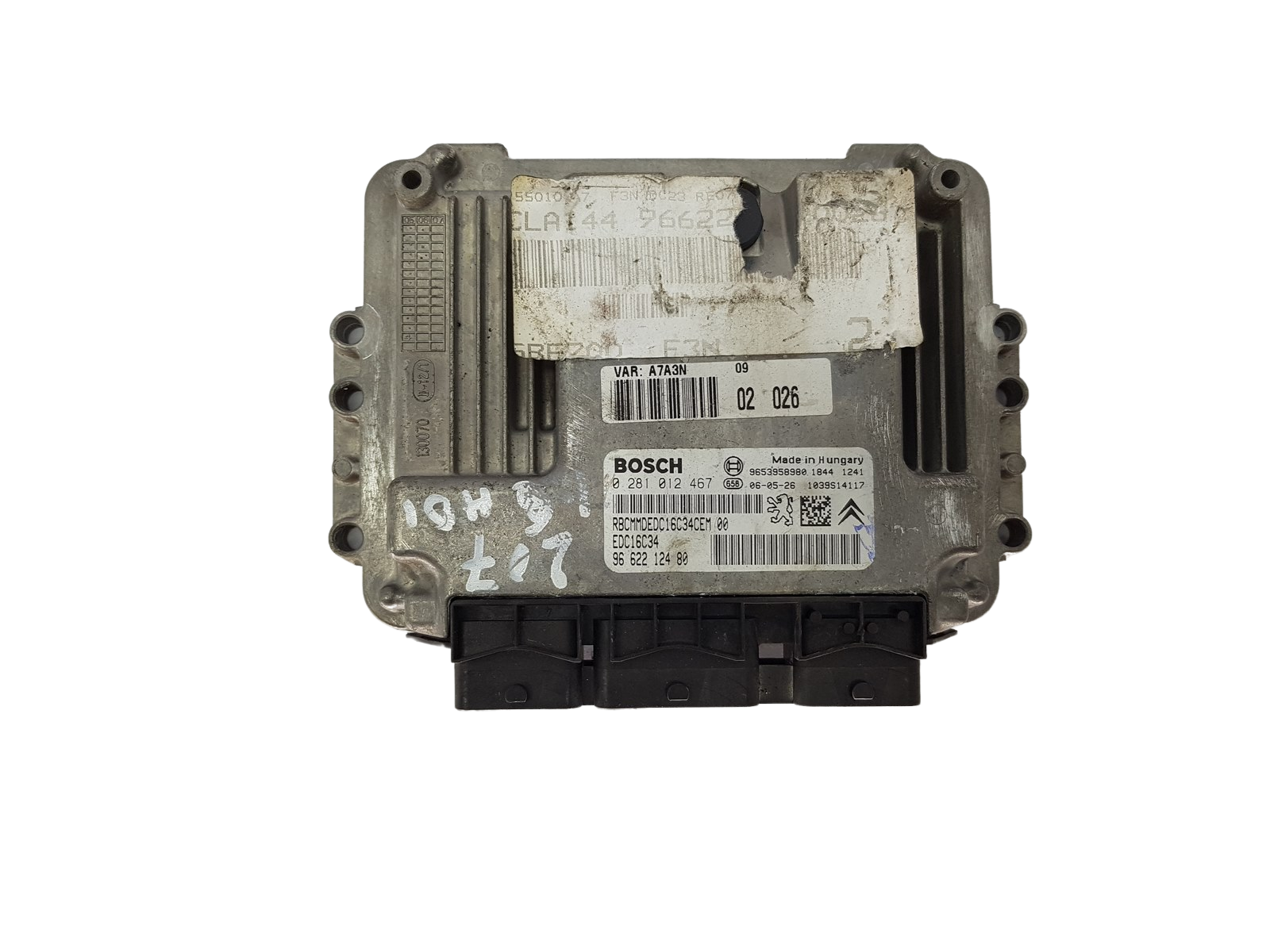 Steuergerät PSA 0281012467 9662212480 9653958980 Bosch 18675 main product photo