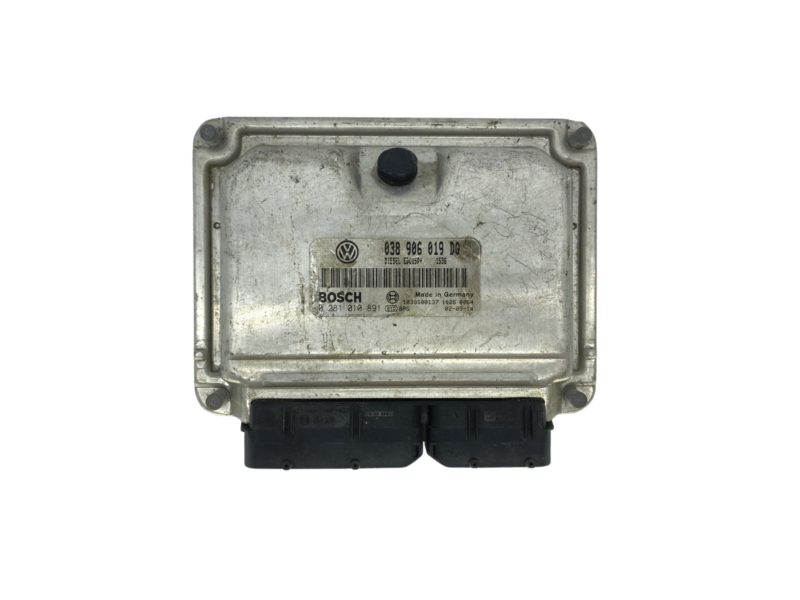 Steuergerät 038906019DQ 0281010891 VW Seat Bosch 57251 main product photo