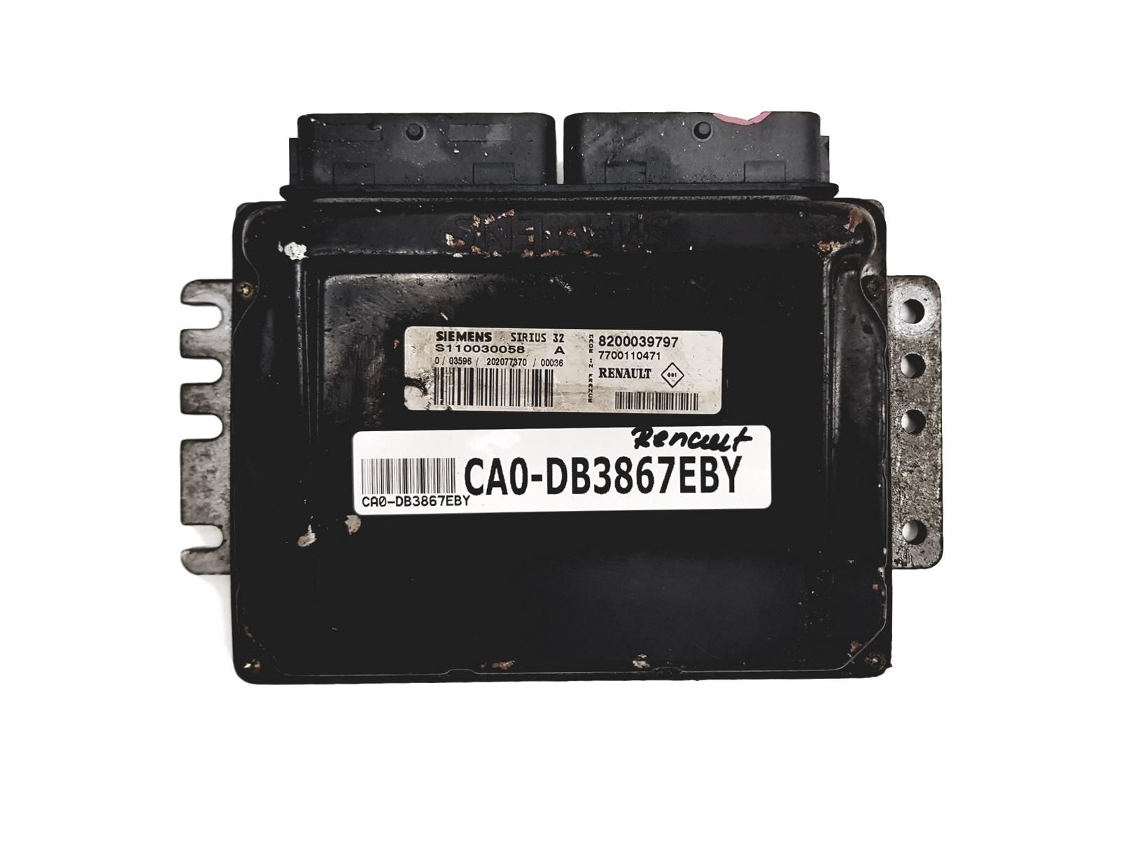 Steuergerät S110030058A 8200039797 7700110471 Renault Siemens 3867 main product photo