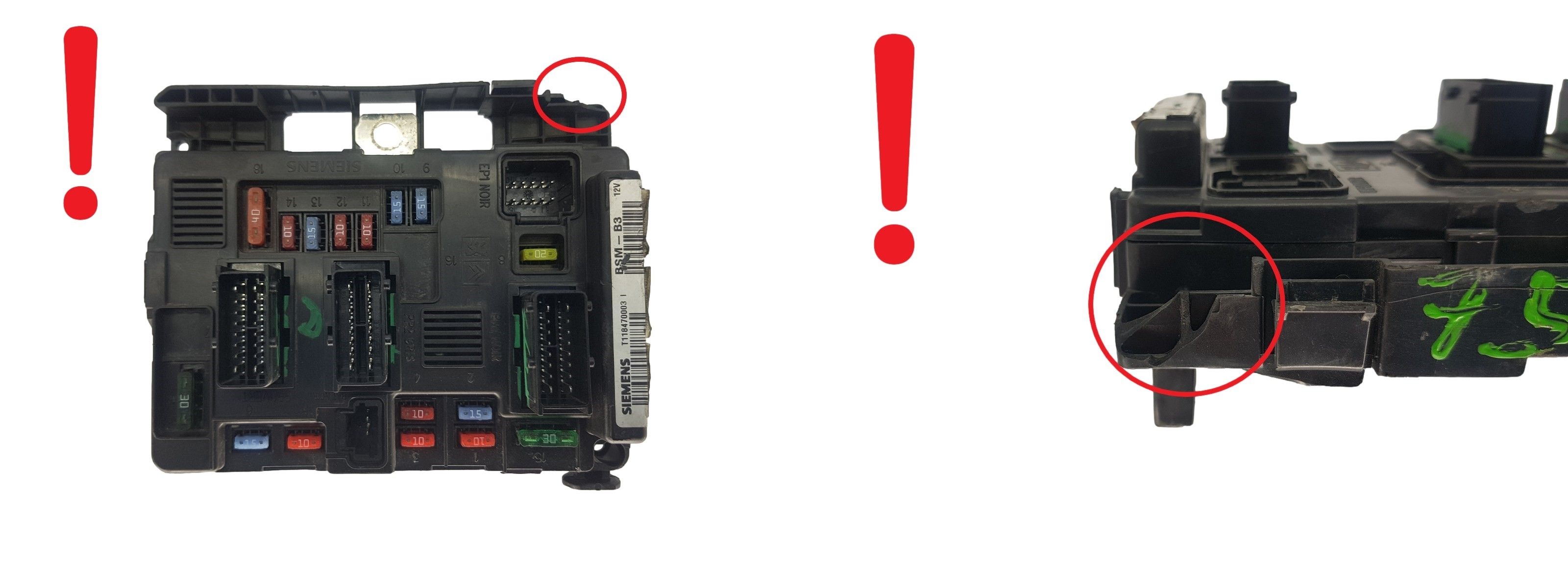 Steuergerät BSM-B3 T118470003I 9643498880 PSA Siemens 2083 main product photo