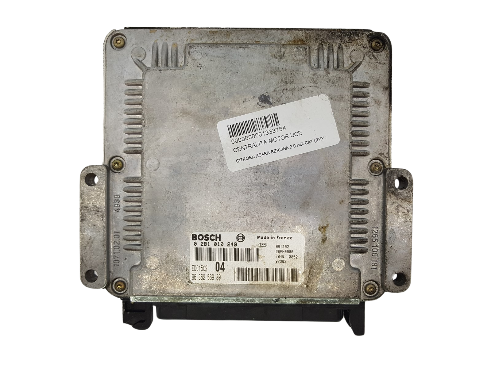 Steuergerät 0281010249 9636256980 28FM0000 PSA Bosch 2882 main product photo