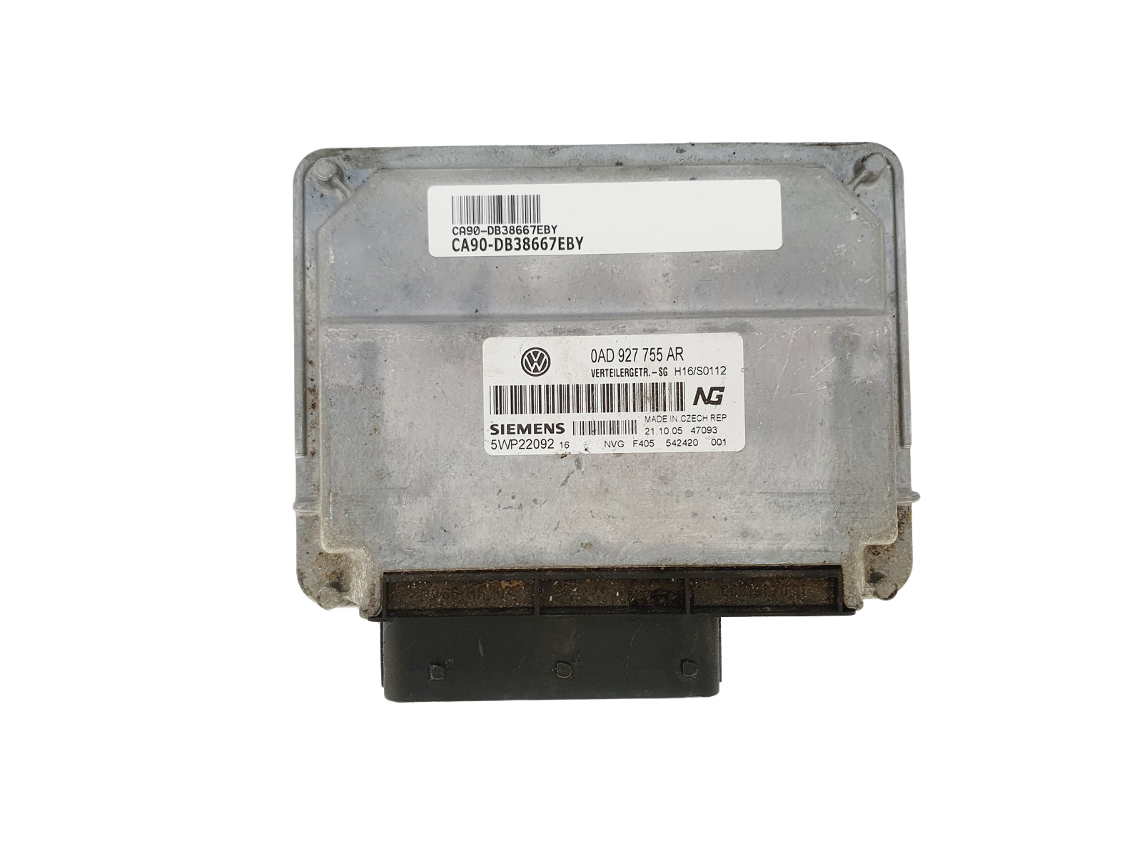 Steuergerät 0AD927755AR 5WP22092 16 VW Siemens main product photo
