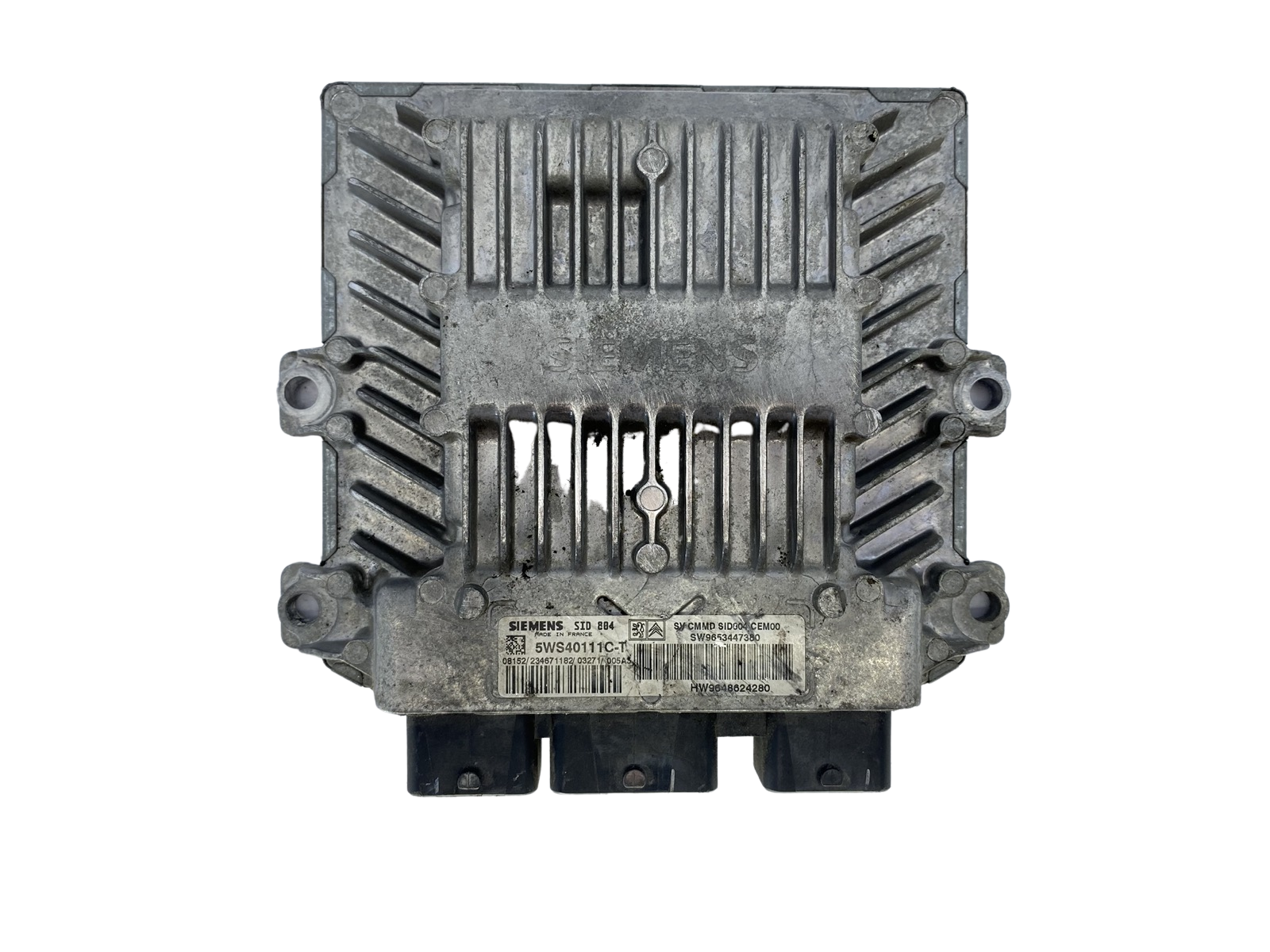 Steuergerät 9653447380 9648624280 5WS40111C-T SID804 PSA Siemens 53214 main product photo