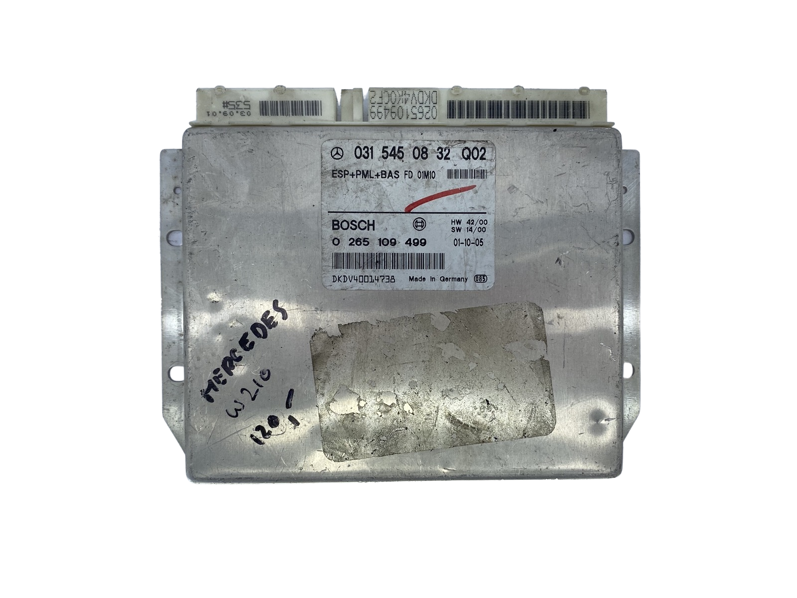 Steuergerät 0315450832 Q02 0265109499 Mercedes Bosch 53393 main product photo