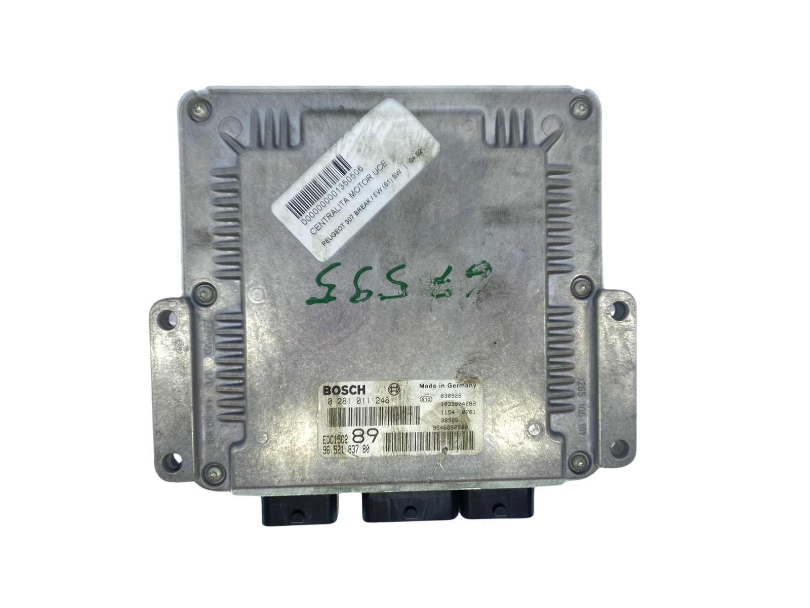 Steuergerät 0281011248 9652183780 9646850580 PSA Bosch 63122 main product photo