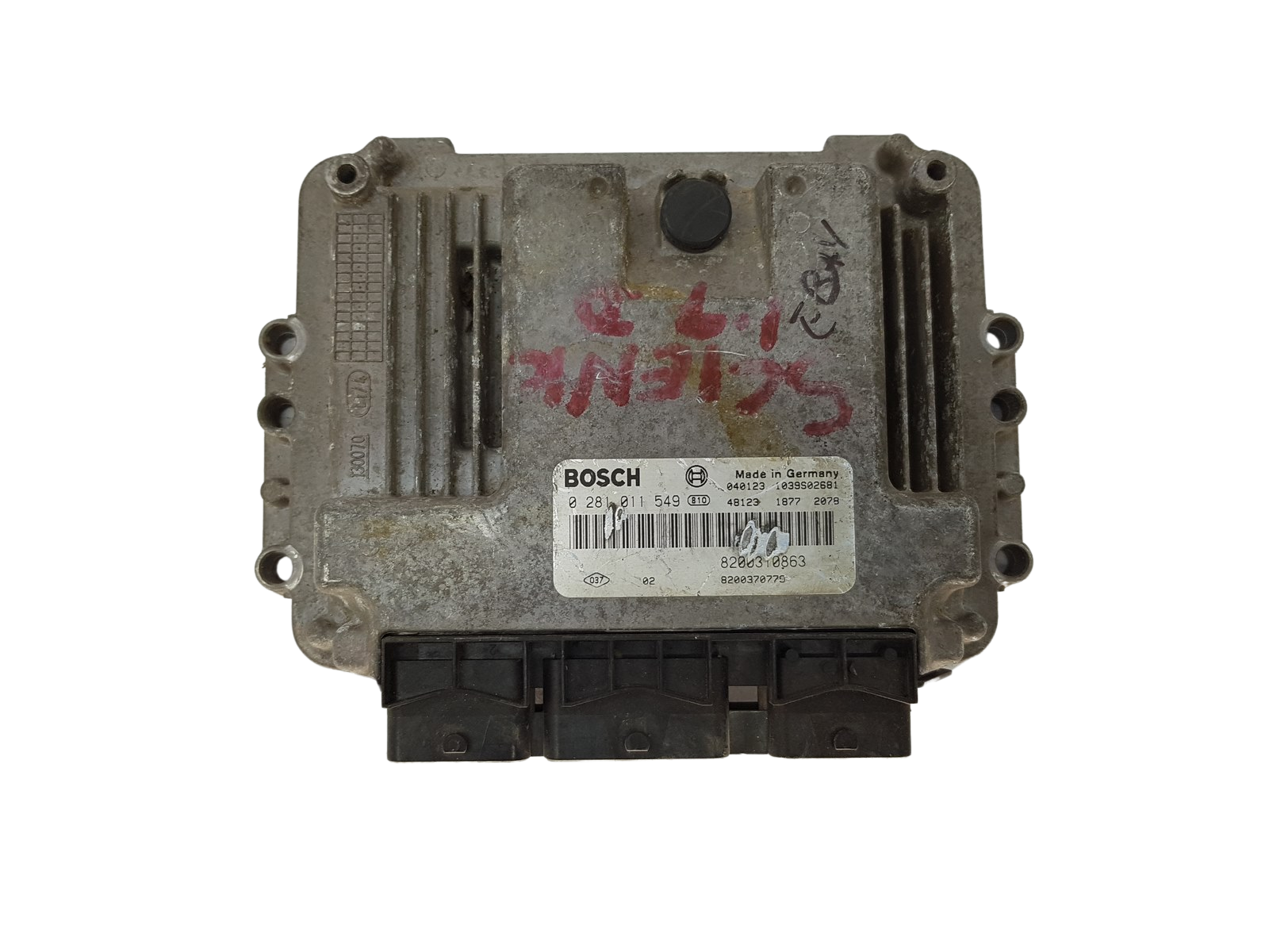 Steuergerät 0281011549 8200310863 8200370779 Renault Bosch 16154 main product photo