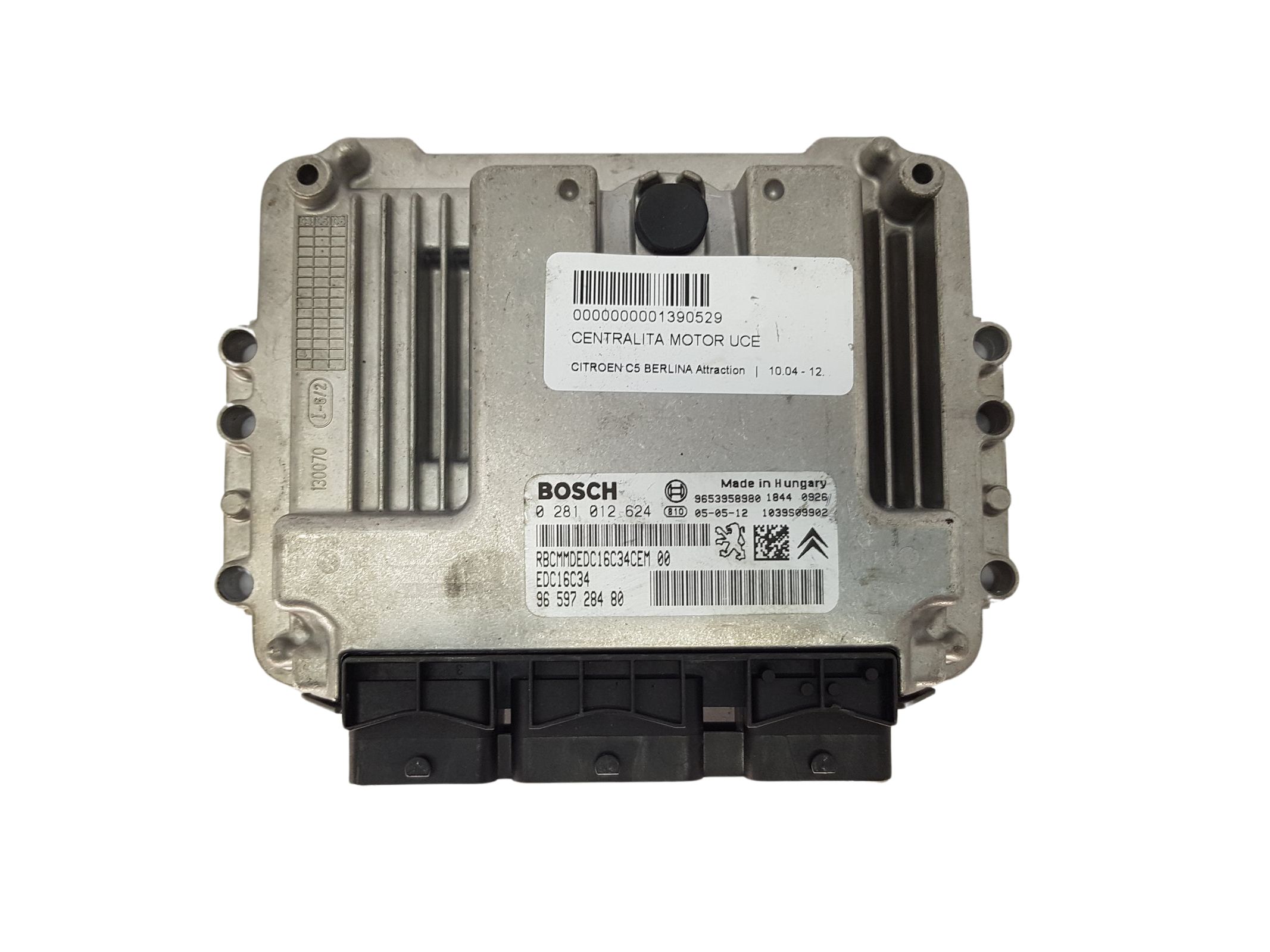Steuergerät 0281012624 9659728480 9653958980 PSA Bosch 3683 main product photo