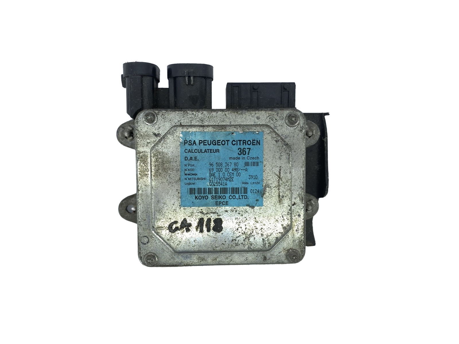 Steuergerät 9650836780 6900000498 Q1T19074MZE KOYO PSA 58229 main product photo