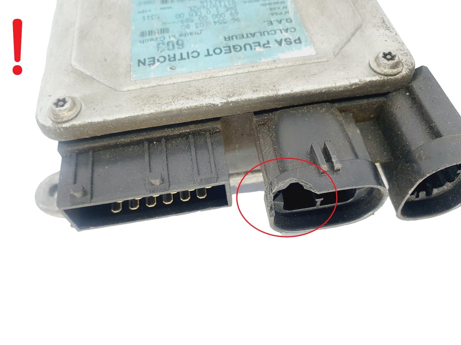 Steuergerät 9655460380 6900000589 PSA KOYO 46503 main product photo