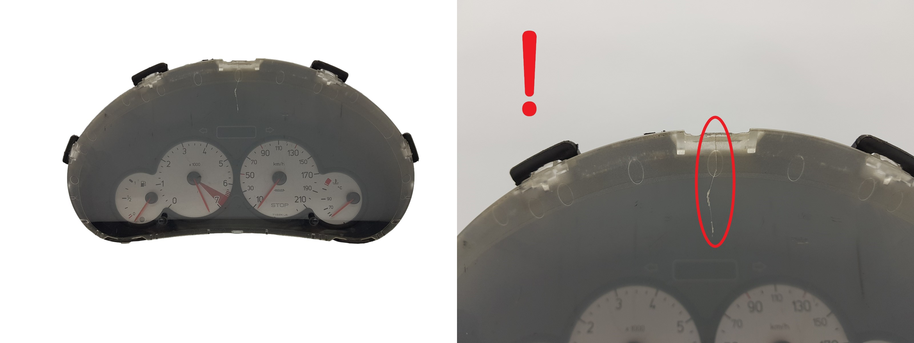 Tacho Kombiinstrument Peugeot 206 9655976380 1615 main product photo