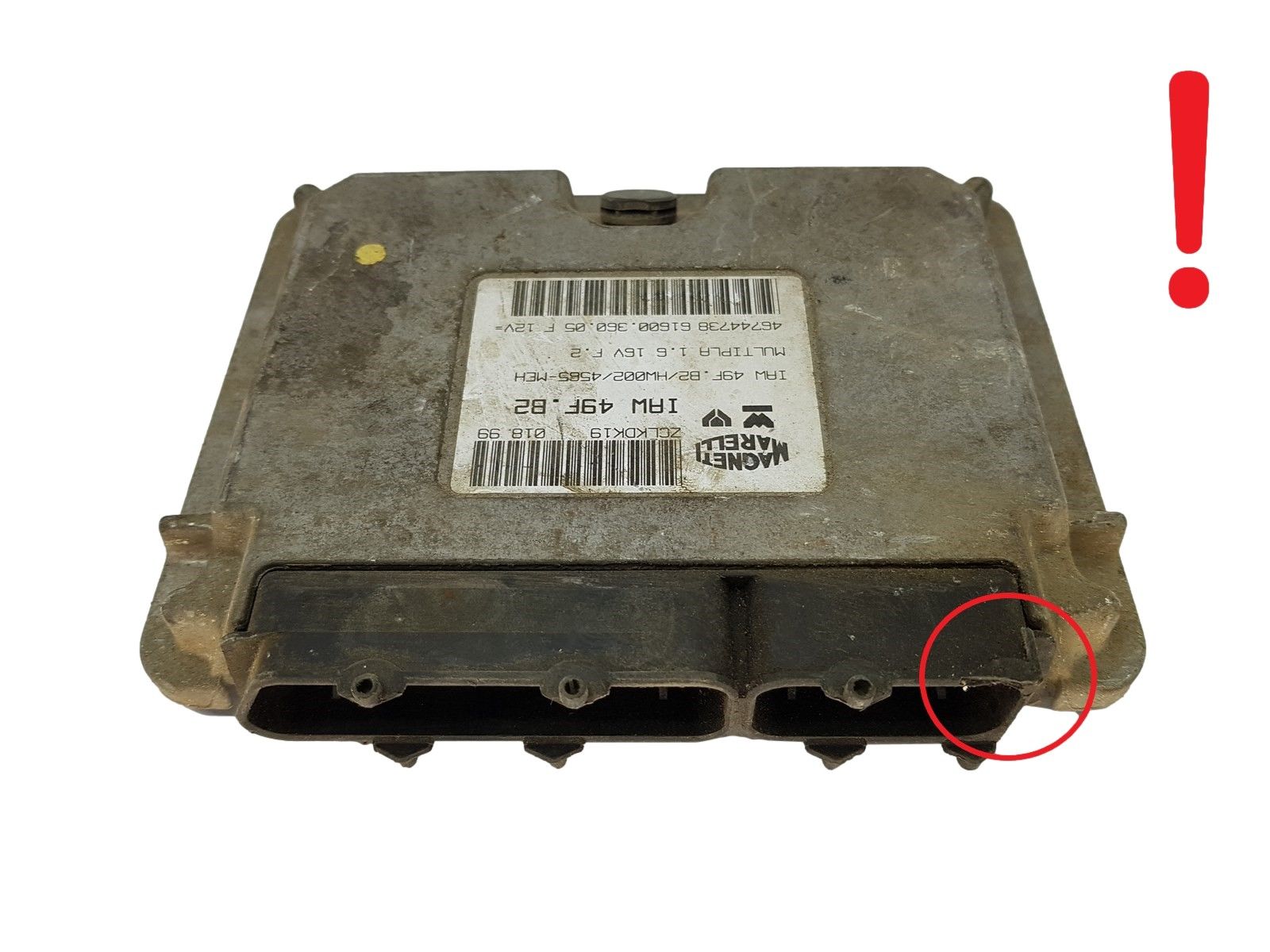 Steuergerät IAW49F.B2 46744738 61600.360.05 Fiat Magneti Marelli 16218 main product photo