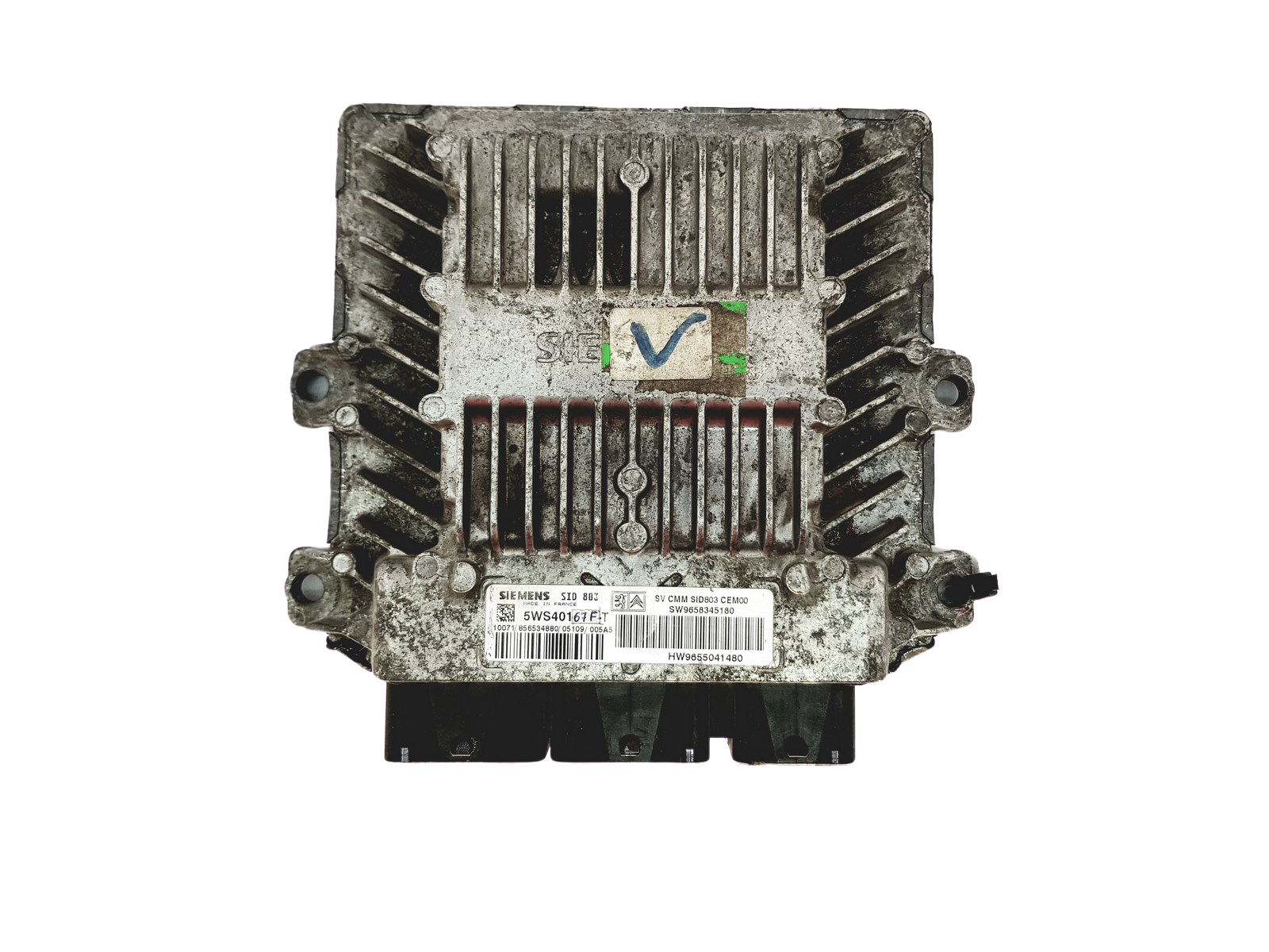 Steuergerät 5WS40167F-T 9658345180 SID803 PSA Siemens main product photo