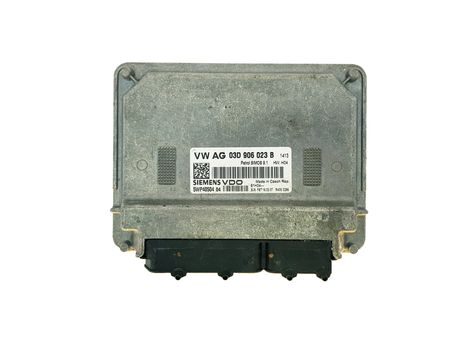Steuergerät 03D906023B 5WP40504 04 VW Seat Siemens 32477 main product photo